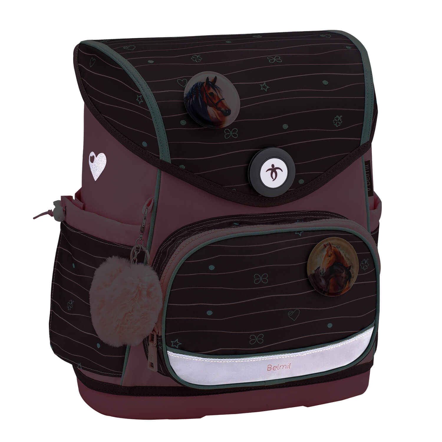Rucksack Compact Plus Premium Schulranzen Set 5-teile Mint Federtasche Rucksack Compact Plus Premium Schulranzen Set 5-teile Mint Federtasche
