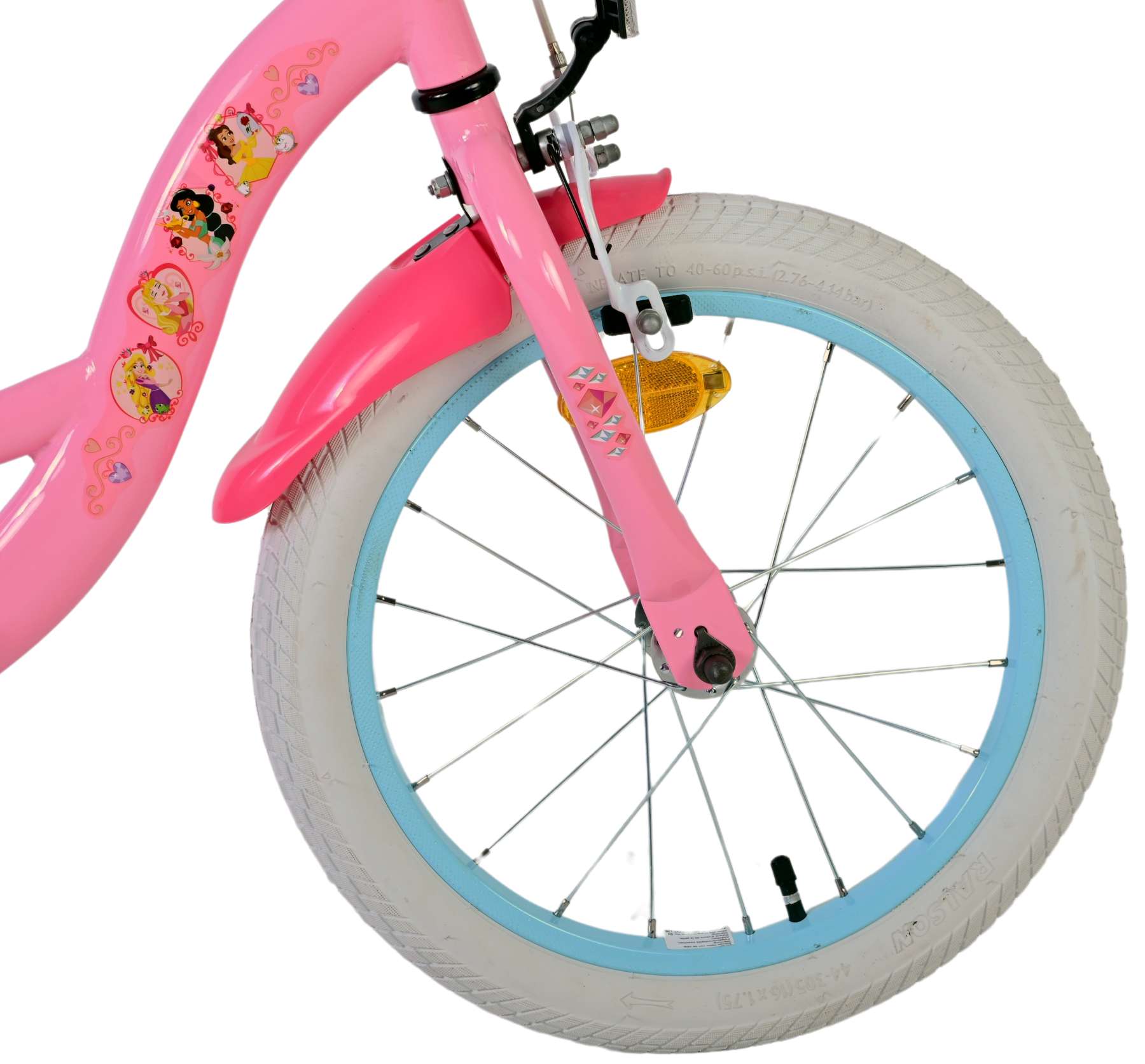 Kinderfahrrad Disney Princess Mädchen Fahrrad 16 Zoll Rosa Kinderrad