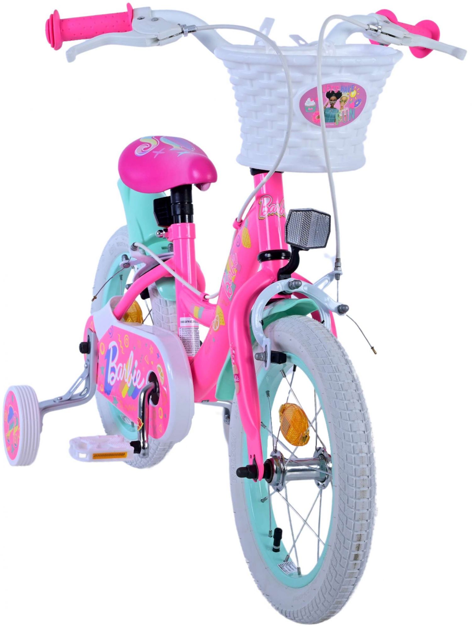 Kinderfahrrad Barbie Fahrrad in Rosa für Mädchen 14 Zoll Kinderrad