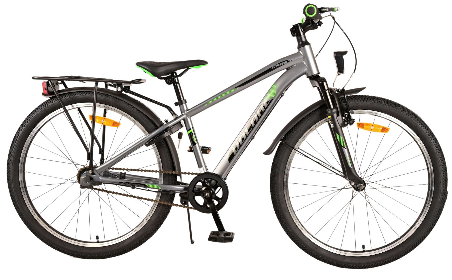 Kinderfahrrad Cross für Jungen 24 Zoll Kinderrad in dunkelgrau, 3 Gänge Kinderfahrrad Cross für Jungen 24 Zoll Kinderrad in dunkelgrau, 3 Gänge
