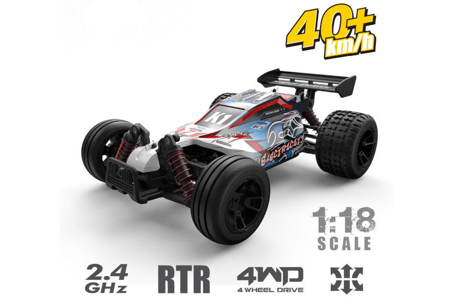 RC Elektro Buggy 1:18, 40 km/h, Allradantrieb LiIon "Electricity 306E"