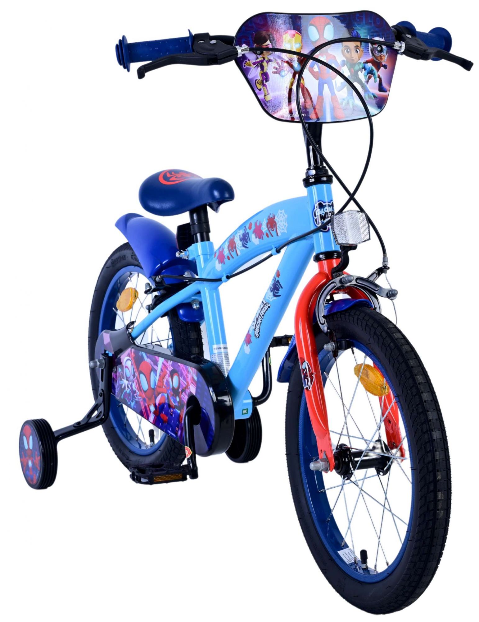 Kinderfahrrad Spidey Fahrrad für Jungen 16 Zoll Kinderrad in Blau