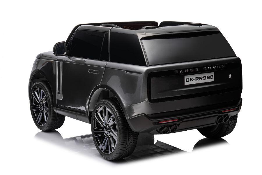 ES-Toys Kinderfahrzeug – Elektro Auto „Land Rover Range Rover“ 2 Sitzer – 12V14AH, 4 Motoren- 2,4Ghz, Bluetooth, Ledersitz+EVA+Lackiert – Schwarz ES-Toys Kinderfahrzeug – Elektro Auto „Land Rover Range Rover“ 2 Sitzer – 12V14AH, 4 Motoren- 2,4Ghz, Bluetooth, Ledersitz+EVA+Lackiert – Schwarz