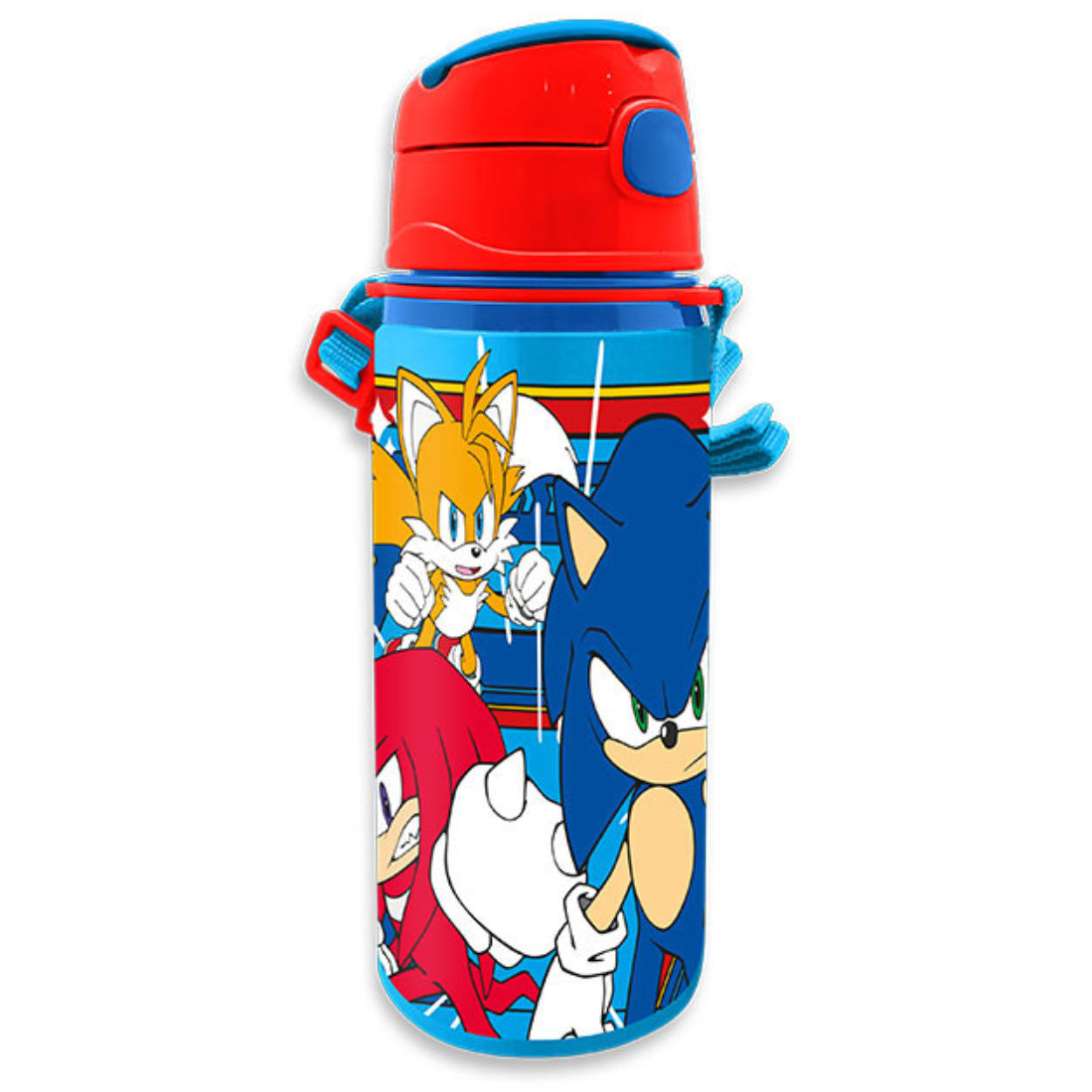 Sonic Aluminium Trinkflasche mit Tragegurt 600ml