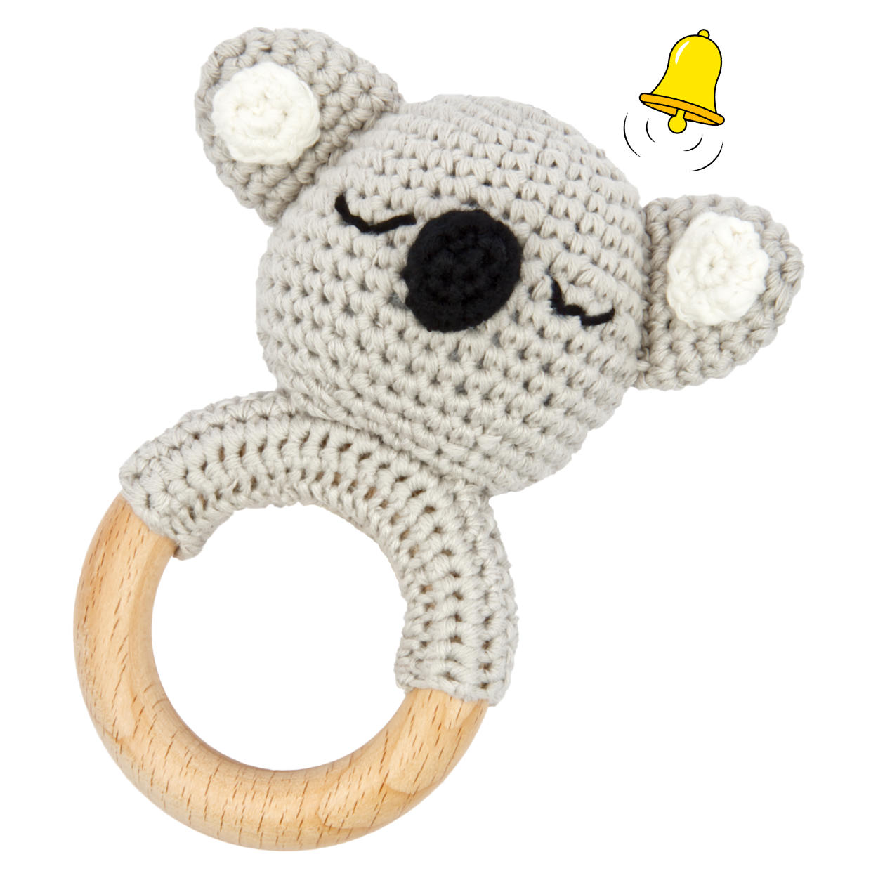 Handgestrickter Koala Lako Geschenkbox zur Geburt oder Babyparty Handgestrickter Koala Lako Geschenkbox zur Geburt oder Babyparty