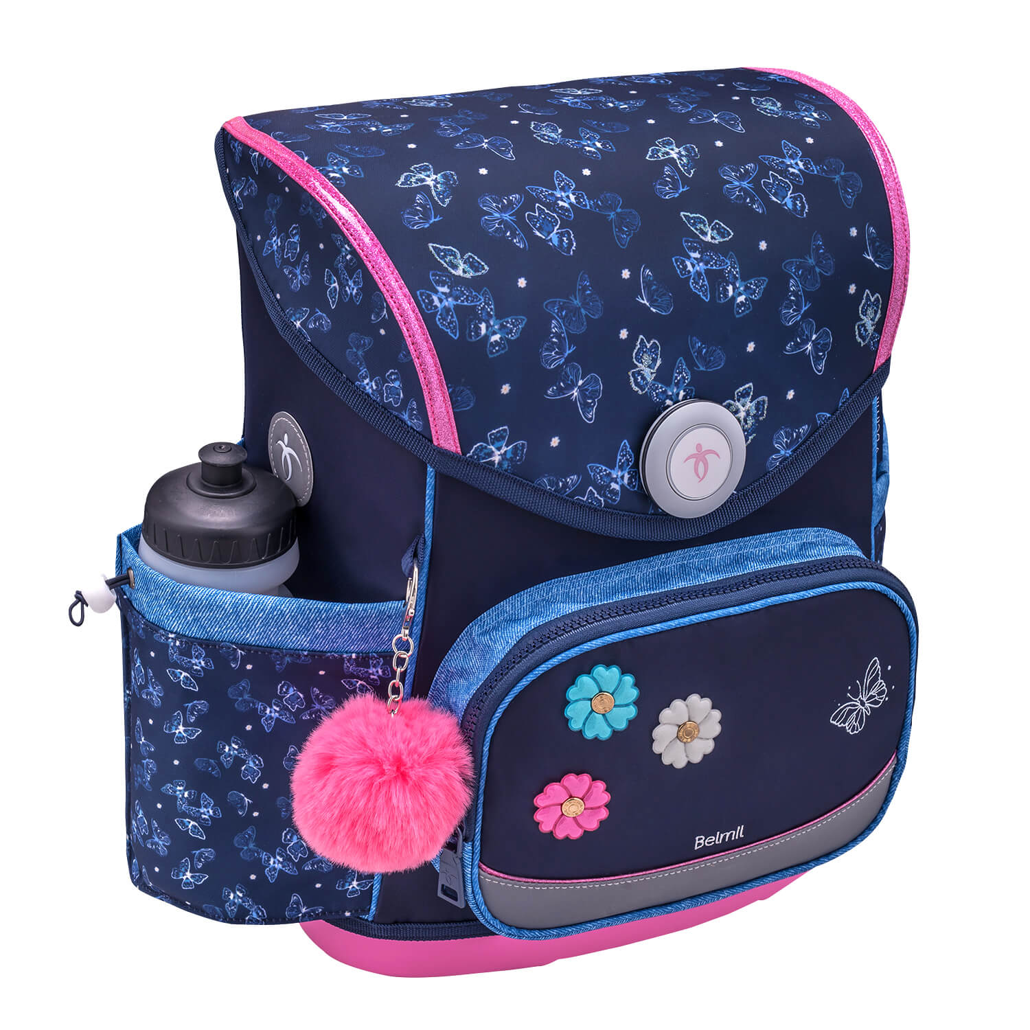 Rucksack Compact Plus Premium Schulranzen Set 4-teilig Sapphire Tasche