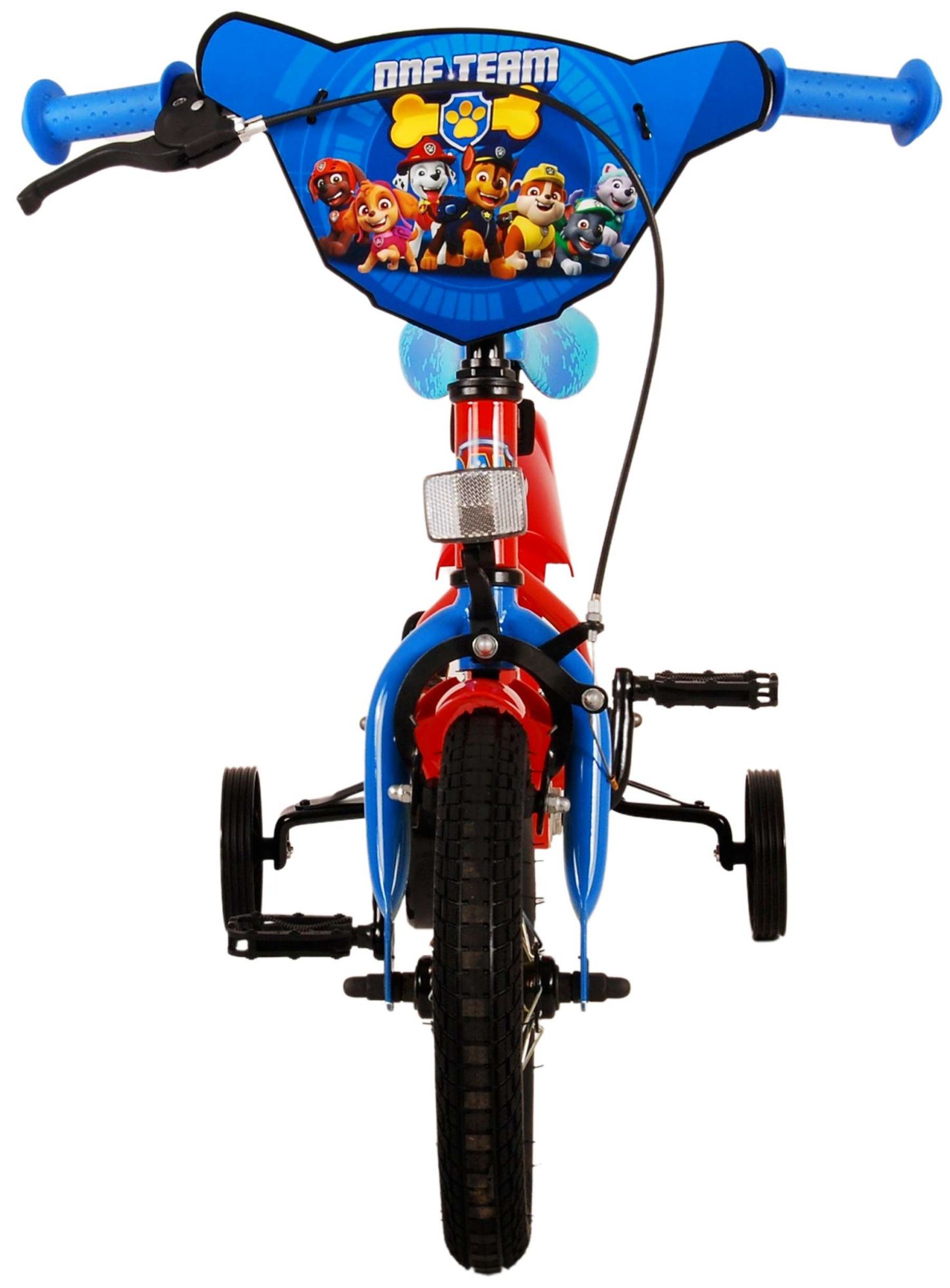 Kinderfahrrad Paw Patrol für Jungen 12 Zoll Kinderrad in Rot/Blau