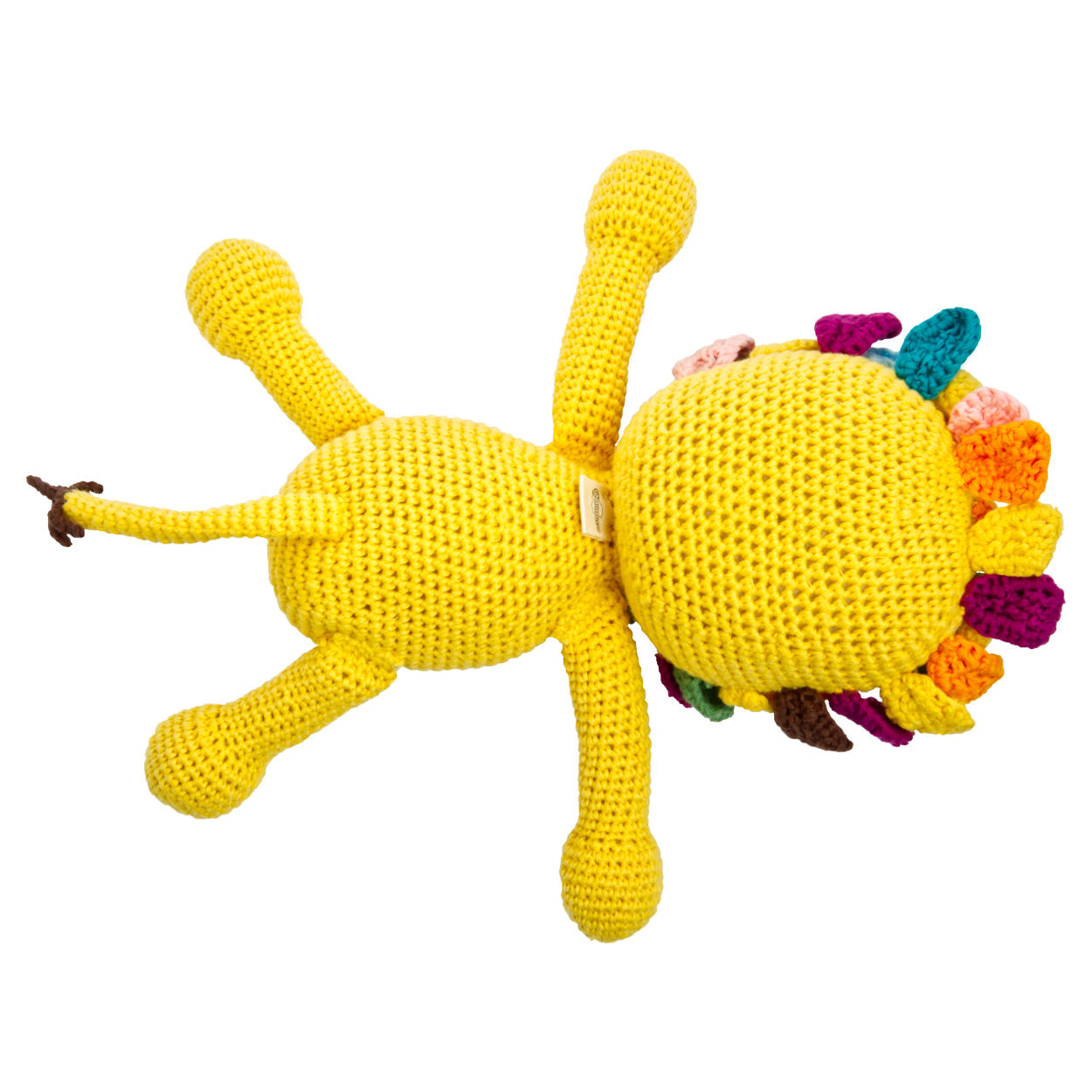 Handgestrickter Löwe "Lio" gehäkelt Spielzeug 28 cm aus Baumwolle Handgestrickter Löwe "Lio" gehäkelt Spielzeug 28 cm aus Baumwolle