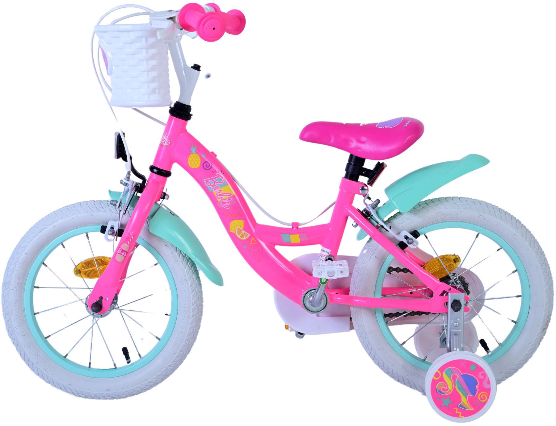 Kinderfahrrad Barbie Fahrrad in Rosa für Mädchen 14 Zoll Kinderrad