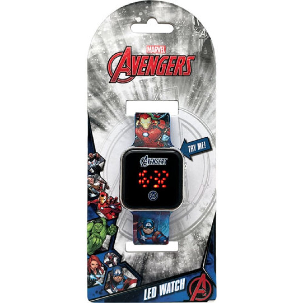 Marvel Avangers LED Kinder-Armbanduhr