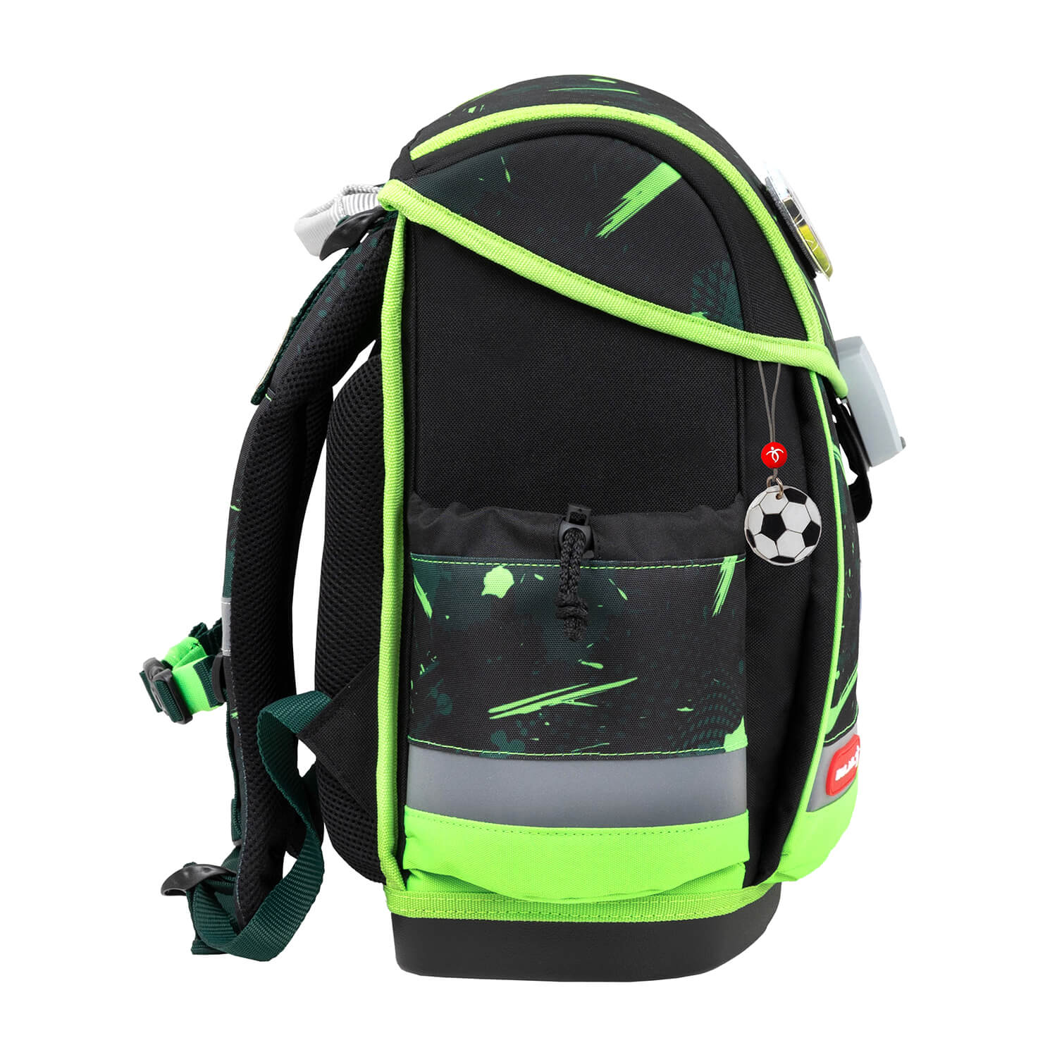 Rucksack Classy Plus ergonomisches Schulranzen-Set 5-teilig Neon Sport