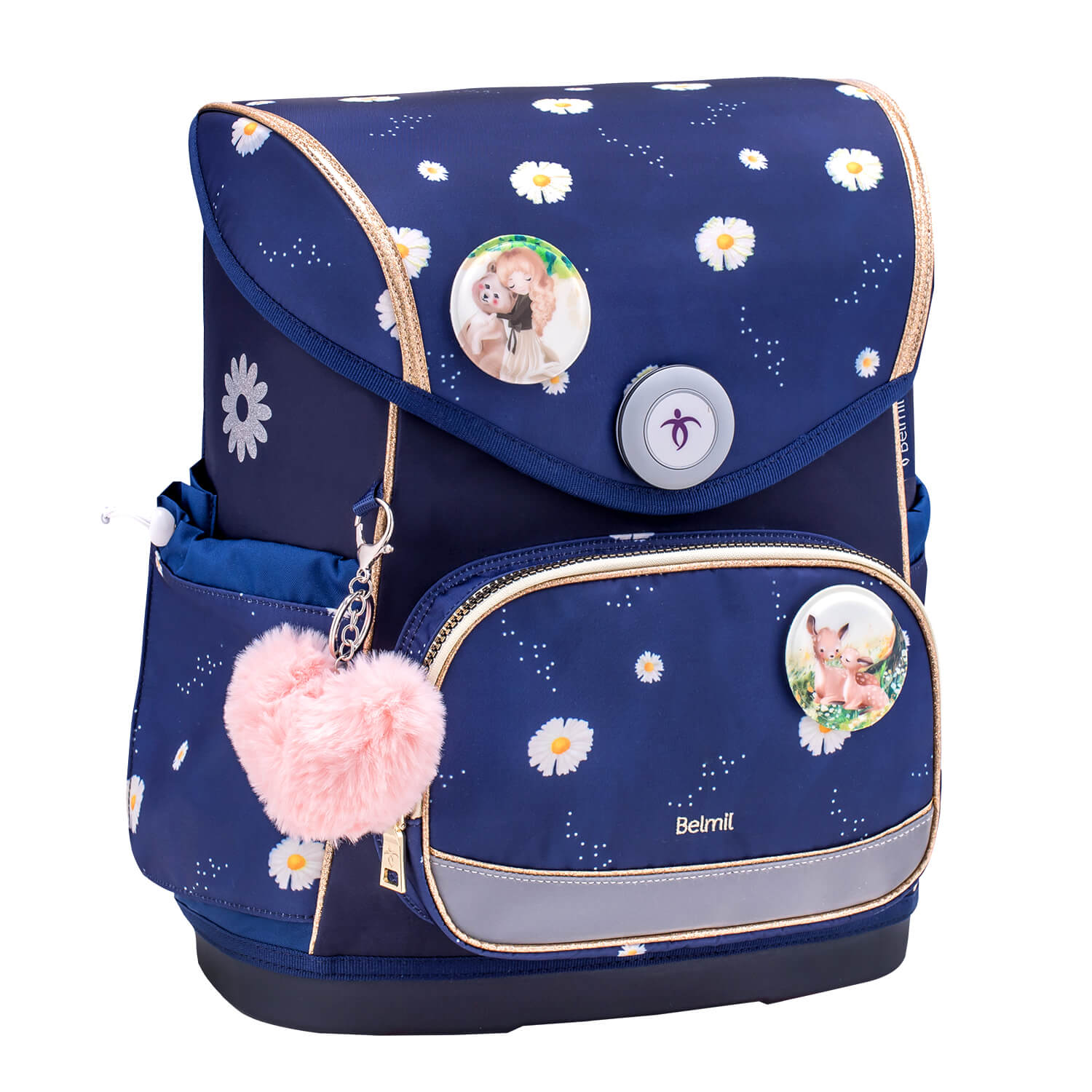 Rucksack Compact Plus Premium Schulranzen Set 5-t. Daisy Federtasche