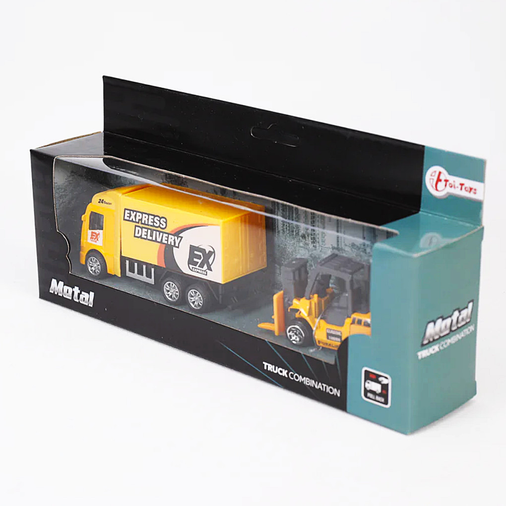 LKW mit Gabelstapler 2 in 1 LKW mit Gabelstapler 2 in 1