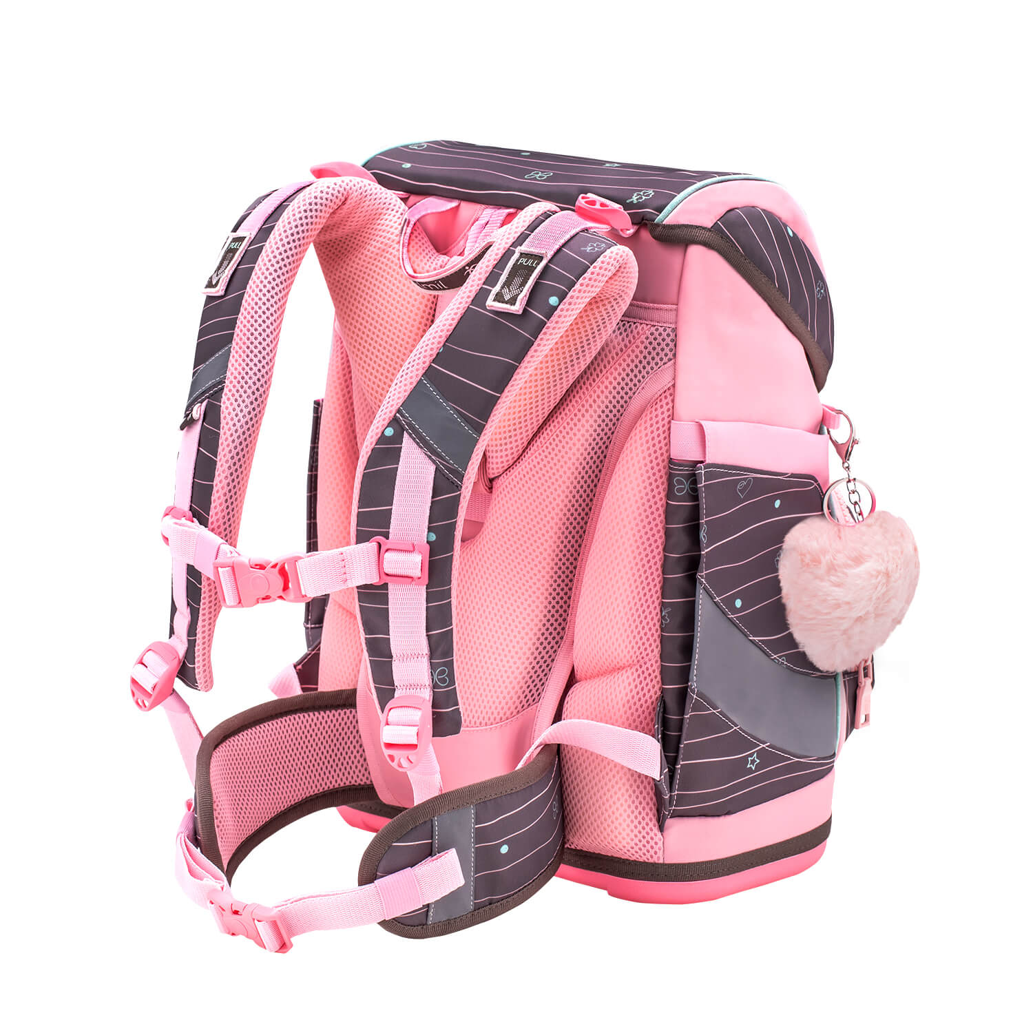 Rucksack Smarty Plus Premium Schulranzen Set 5-teilig Mint Federtasche