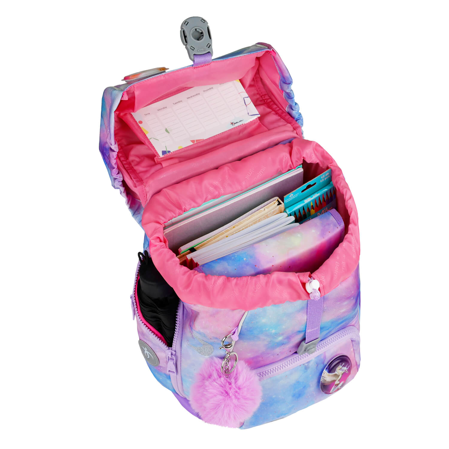 Rucksack Comfy Plus Premium Schulranzen Set 5-teilig Moonlight Tasche