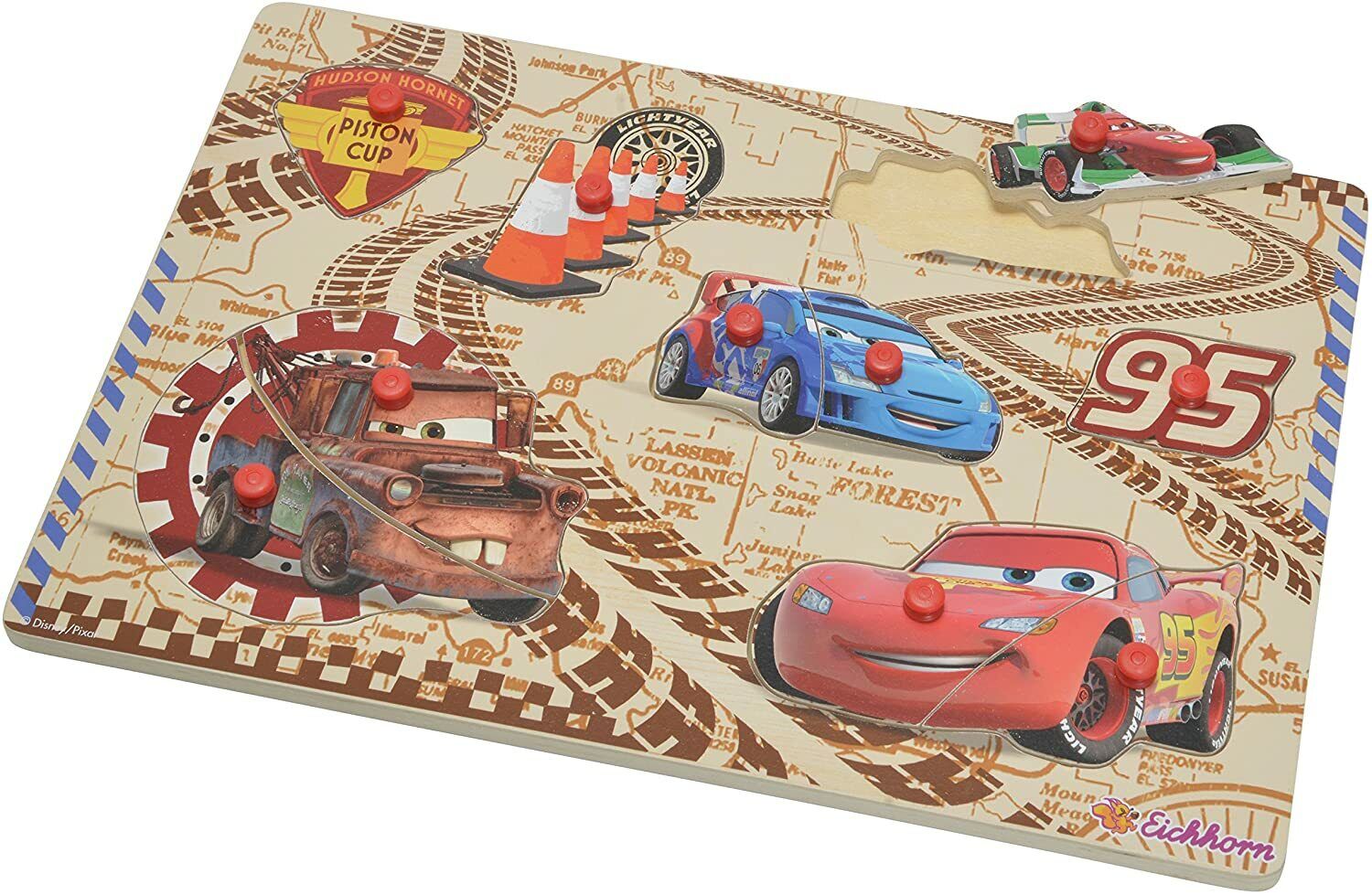 Holzpuzzle Cars, Disney und Pixar