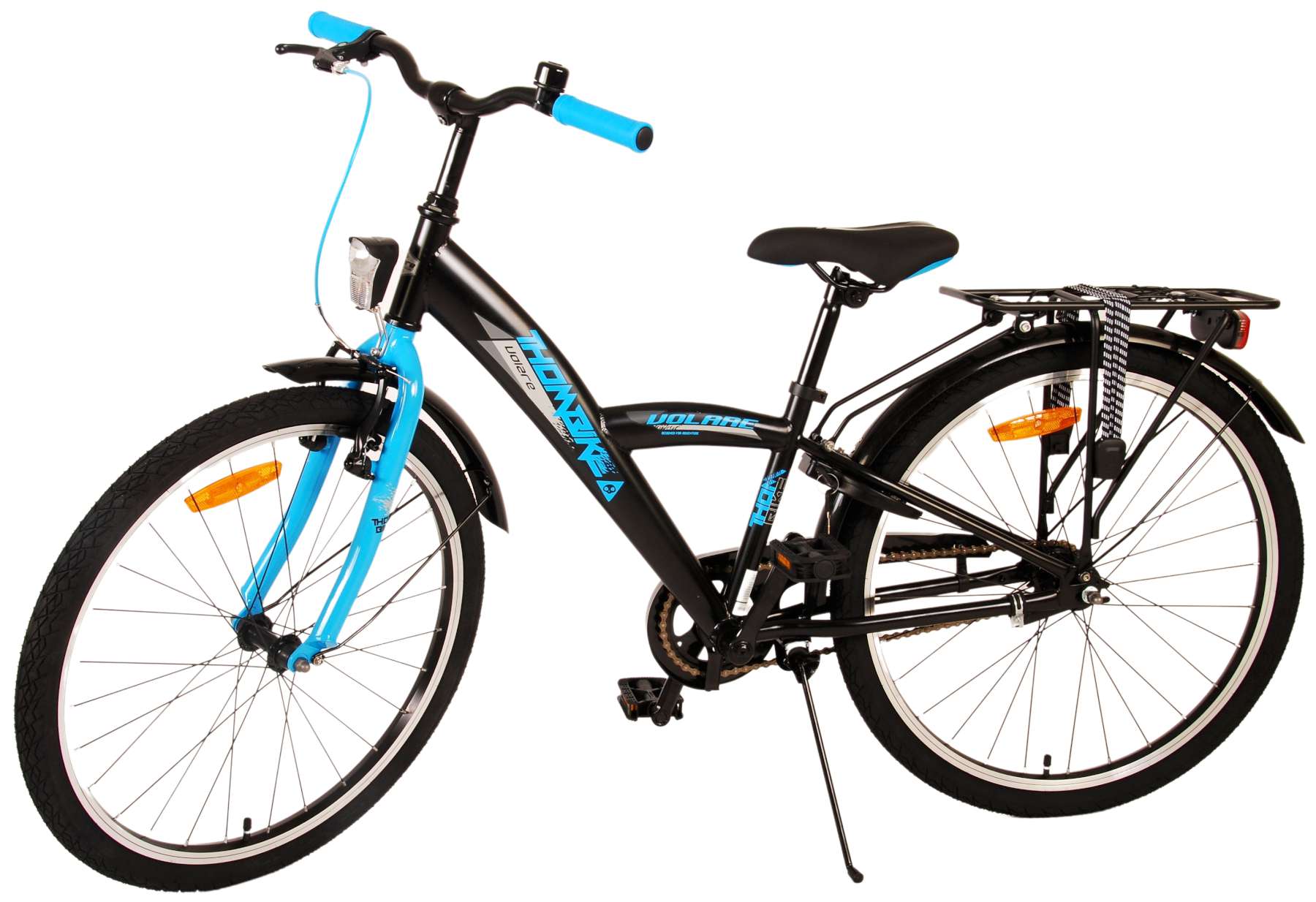 Kinderfahrrad Thombike für Jungen 24 Zoll Kinderrad in Schwarz Blau