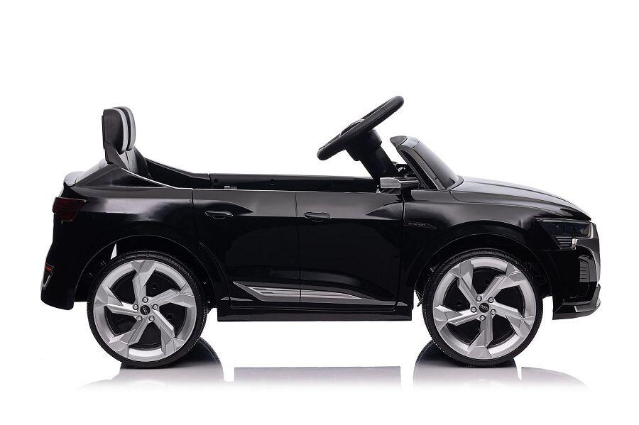 ES-Toys Kinderfahrzeug – Elektro Auto „Audi SQ8“ – lizenziert – 12V Akku und 2 Motoren- 2,4Ghz + MP3 + Leder + EVA – Blau