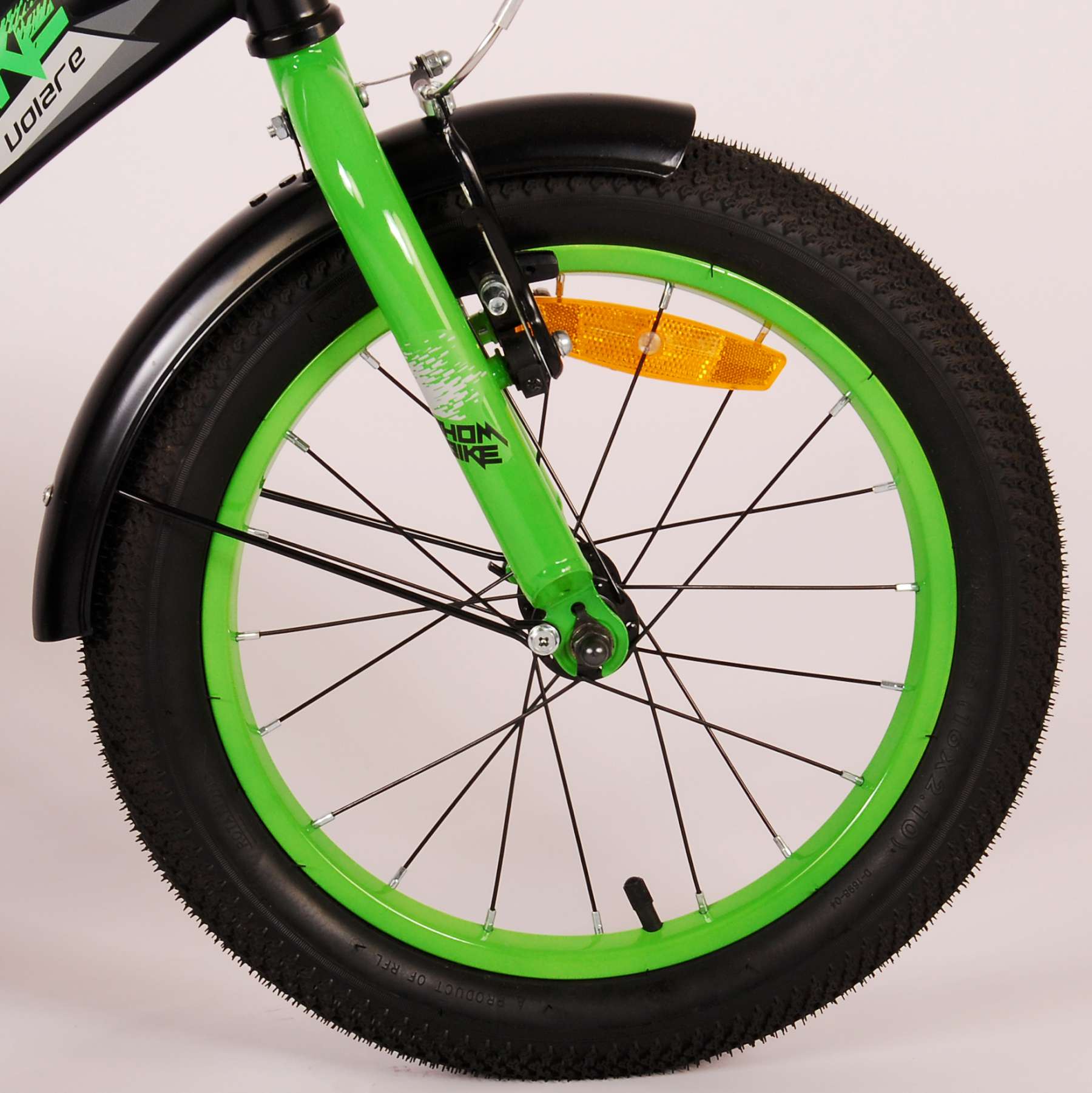 Kinderfahrrad Thombike für Jungen 16 Zoll Kinderrad in Schwarz Grün