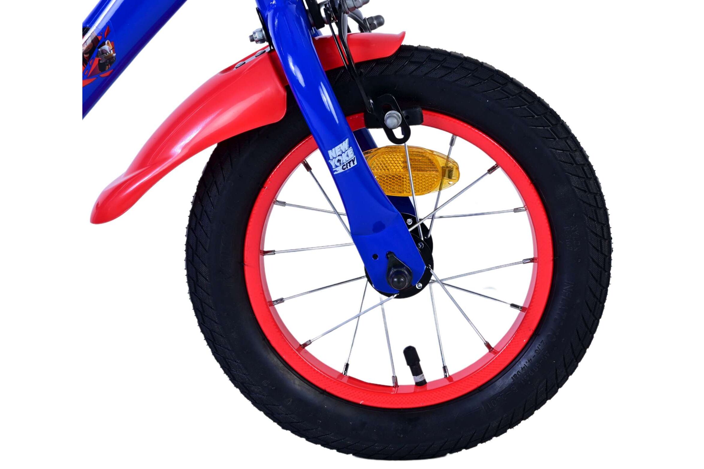 Volare Kinderfahrrad Turbo Crew für Jungen 12 Zoll Kinderrad in Blau Rot Volare Kinderfahrrad Turbo Crew für Jungen 12 Zoll Kinderrad in Blau Rot