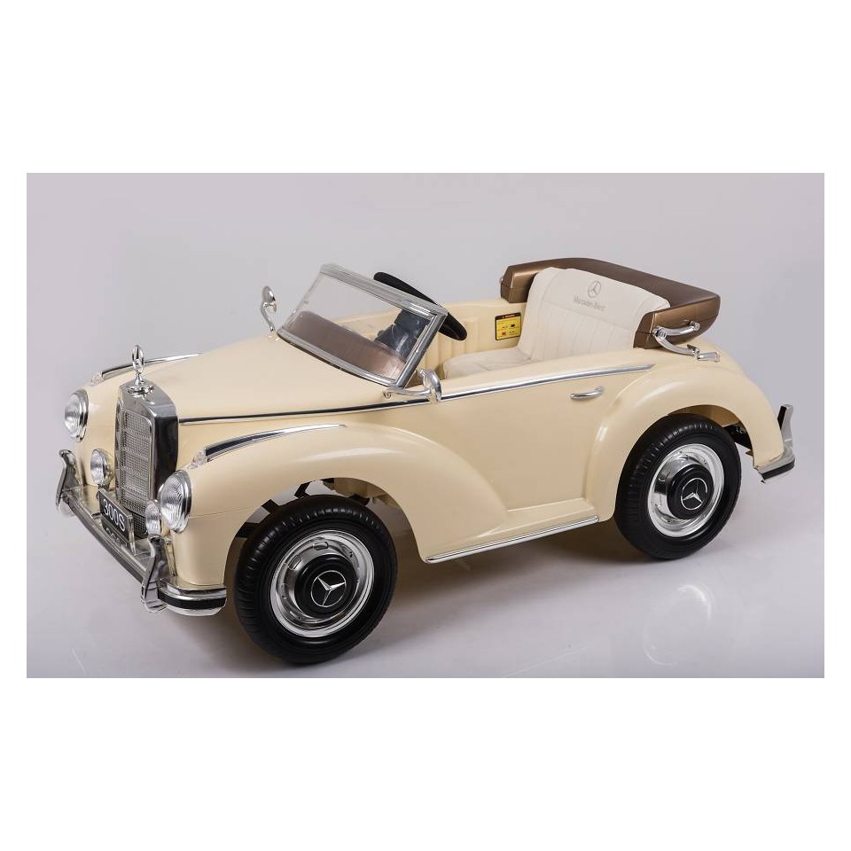 ES-Toys Elektro Kinderfahrzeug – Kinderauto „Mercedes 300S“ Oldtimer – lizenziert – 12V7AH – 2,4Ghz, MP3, Ledersitz+EVA ES-Toys Elektro Kinderfahrzeug – Kinderauto „Mercedes 300S“ Oldtimer – lizenziert – 12V7AH – 2,4Ghz, MP3, Ledersitz+EVA