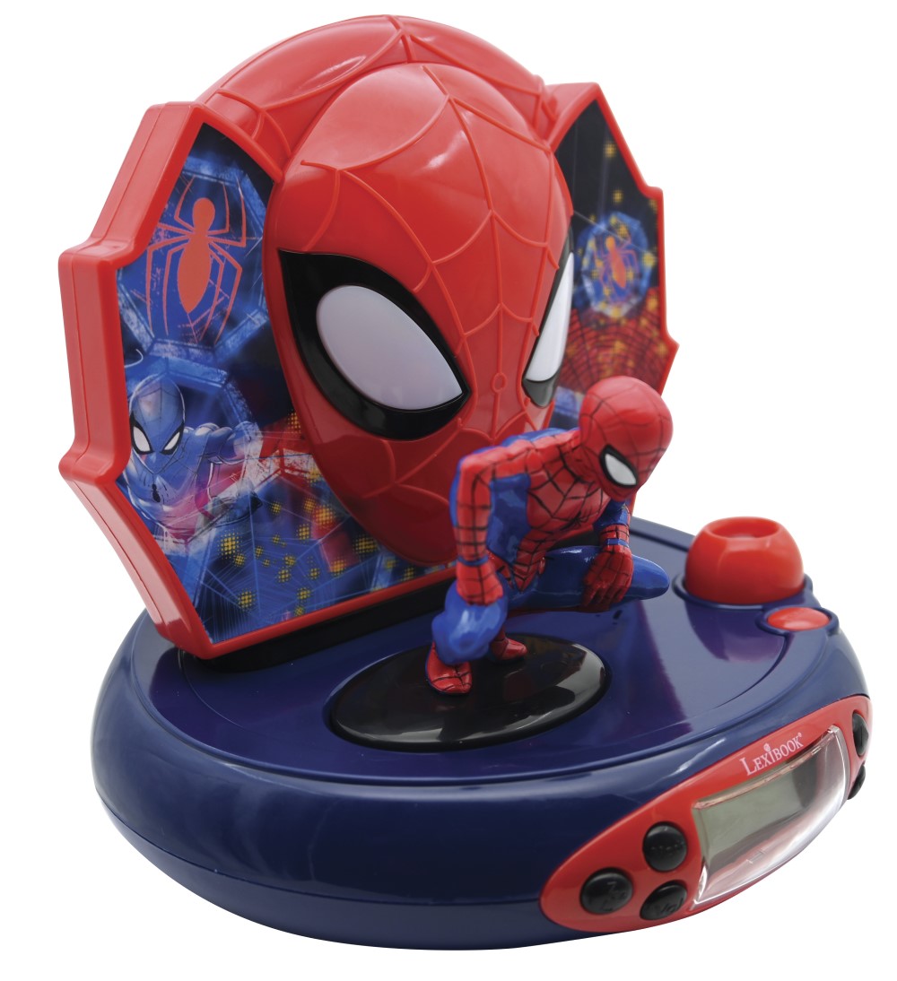 Spider-Man 3D Projektions-Wecker mit Sound