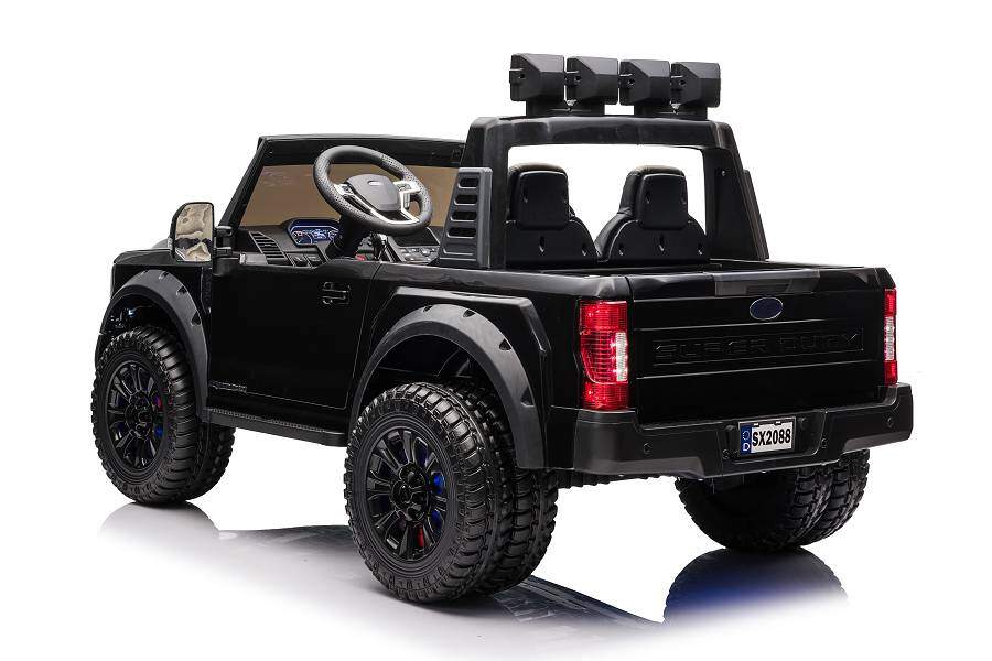 Elektro Kinderauto "Ford Super Duty" 4 Motoren Schwarz