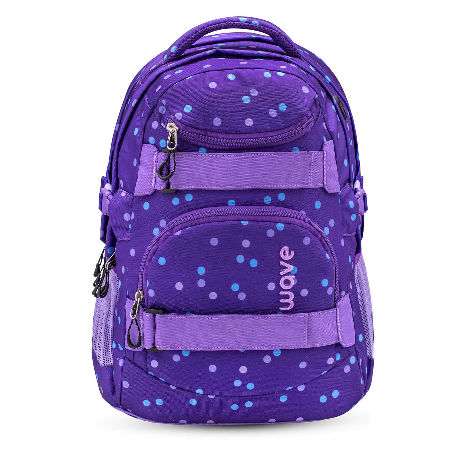 Rucksack Infinity Schulrucksack "Purple Dots"