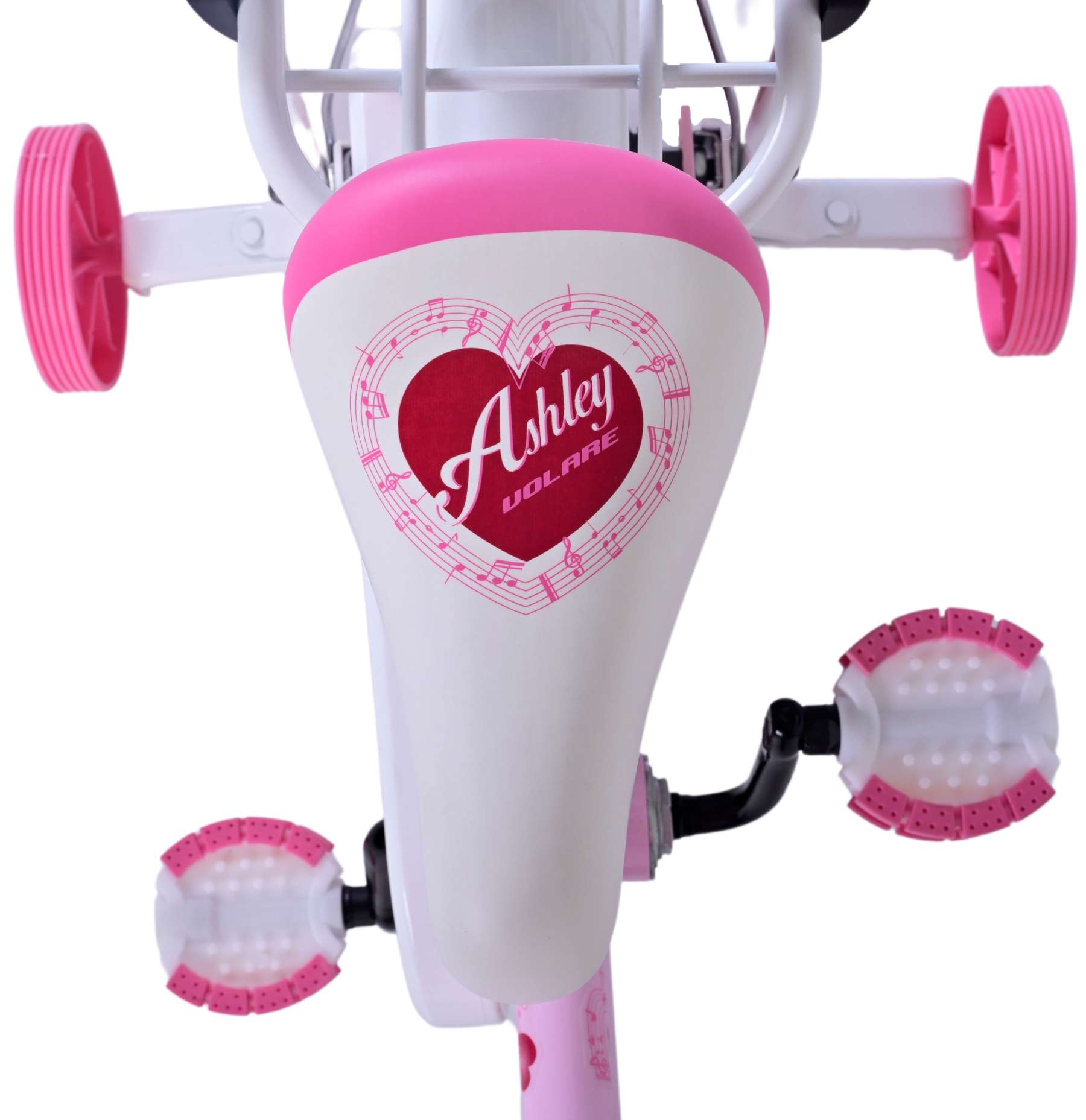 Kinderfahrrad Ashley für Mädchen 14 Zoll Kinderrad in Rosa