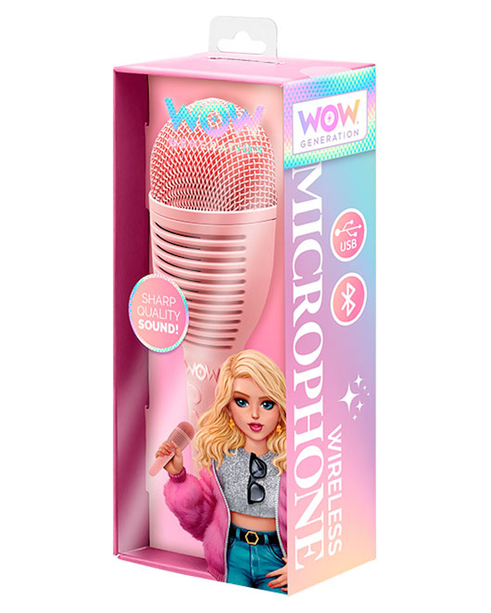 WOW Generation Karaoke Mikrofon mit Aufzeichnung Funktion und Bluetooth