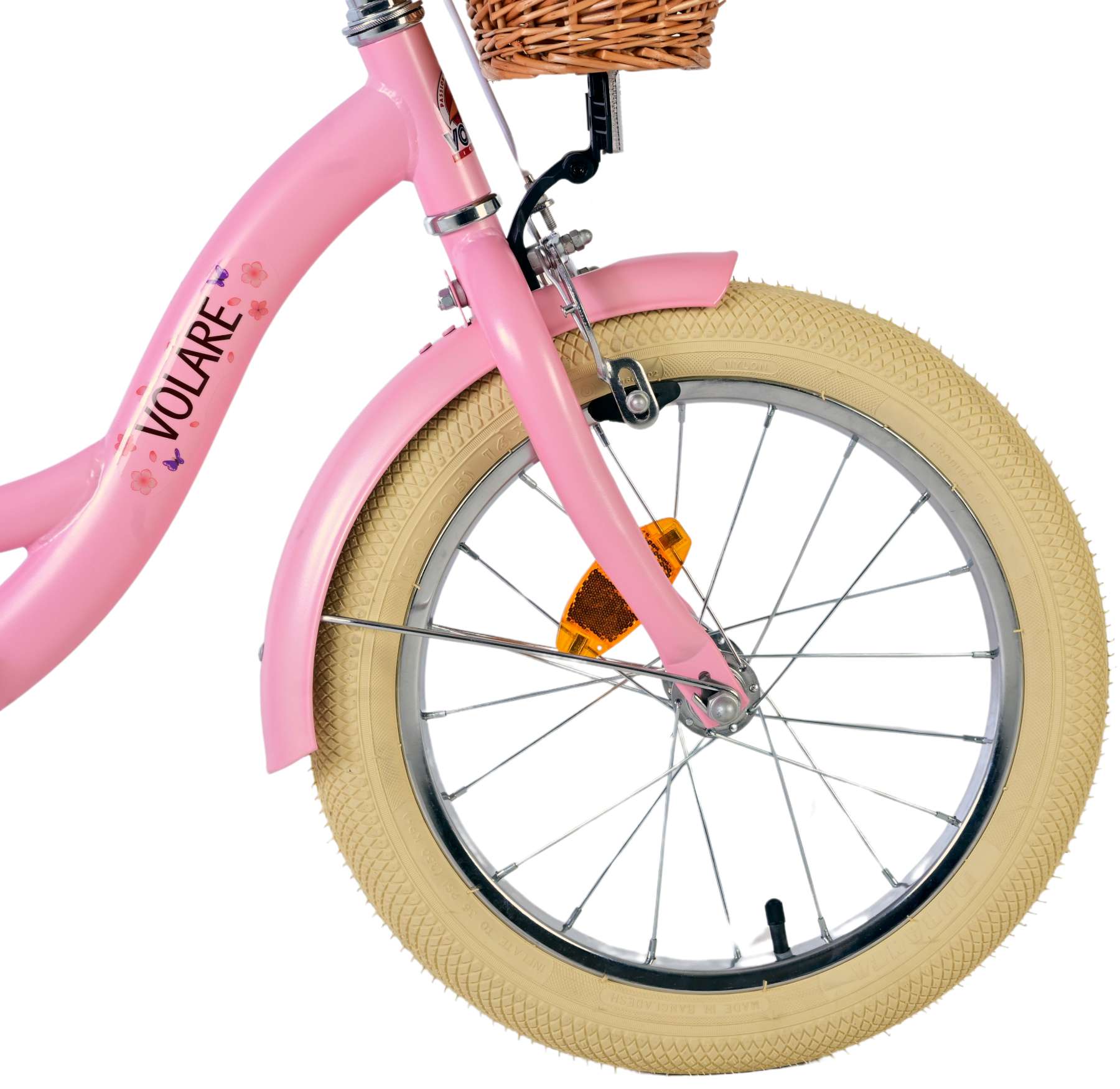 Kinderfahrrad Blossom für Mädchen Fahrrad 16 Zoll Kinderrad in Rosa