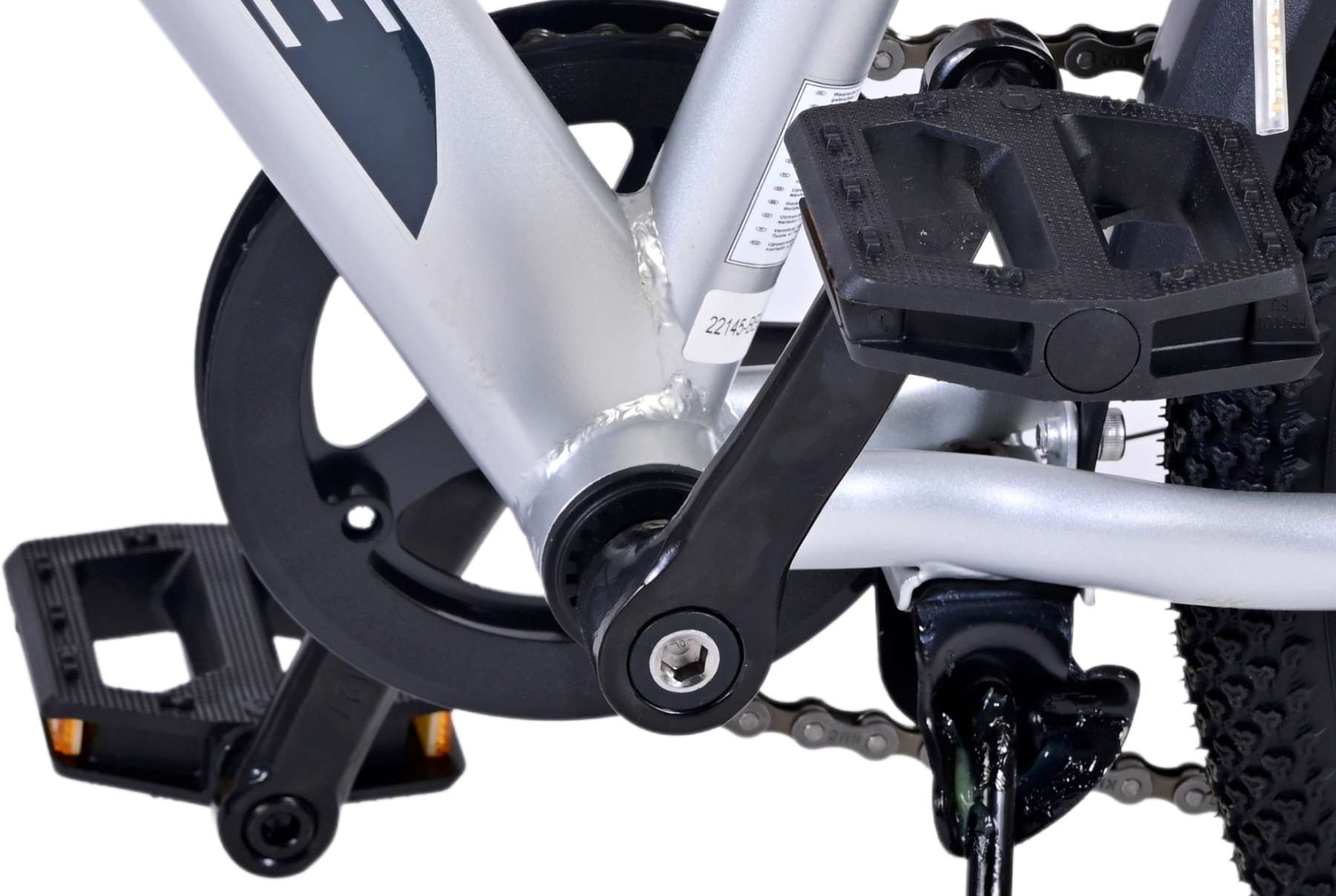 Kinderfahrrad Cross für Jungen 20 Zoll Kinderrad in Silber, 6 Gänge Kinderfahrrad Cross für Jungen 20 Zoll Kinderrad in Silber, 6 Gänge
