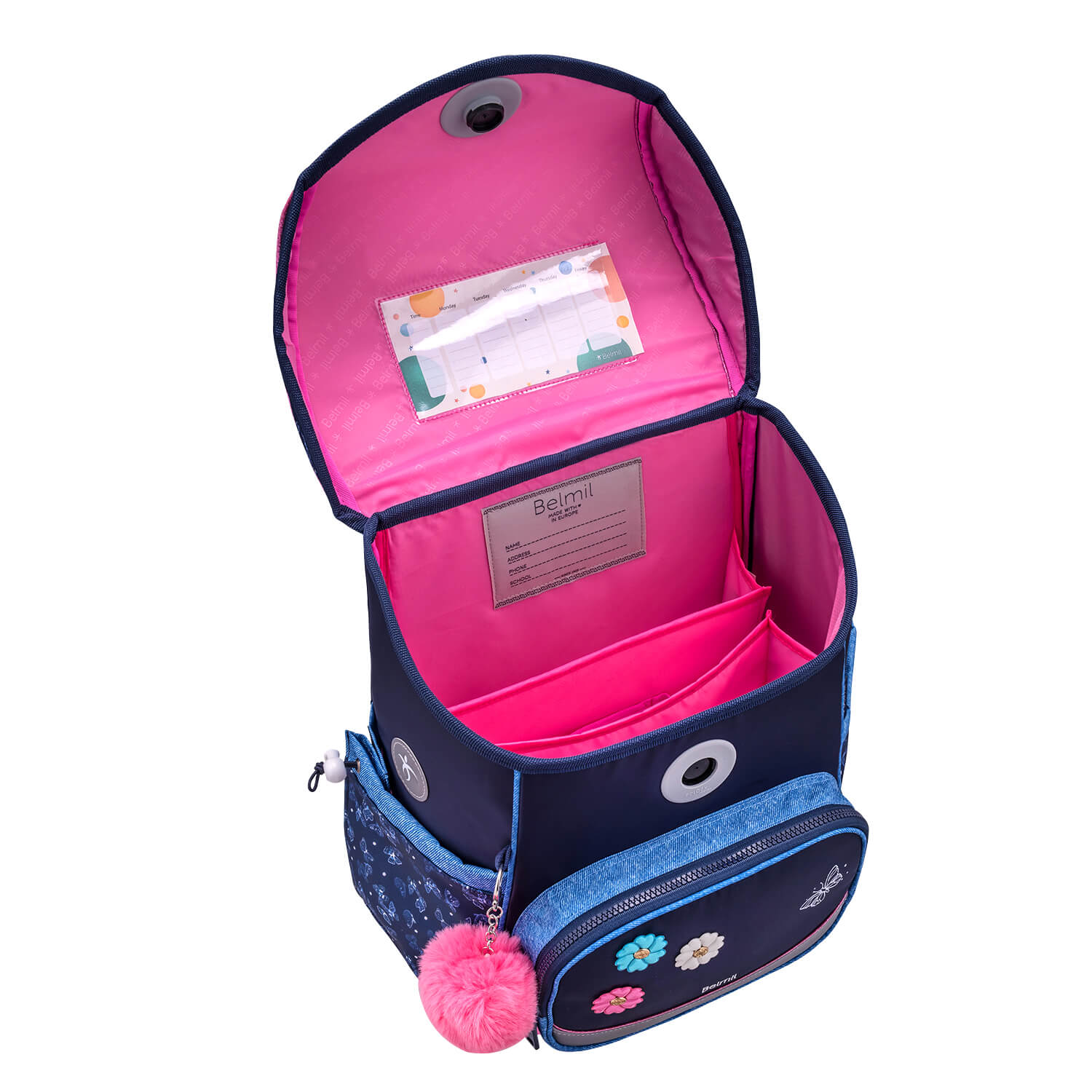 Rucksack Compact Plus Premium Schulranzen Set 4-teilig Sapphire Tasche