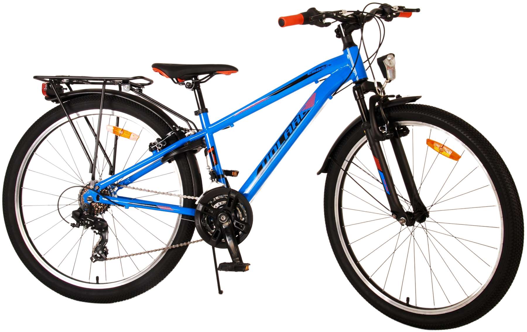 Kinderfahrrad Cross für Jungen 26 Zoll Kinderrad in Blau, 18 Gänge