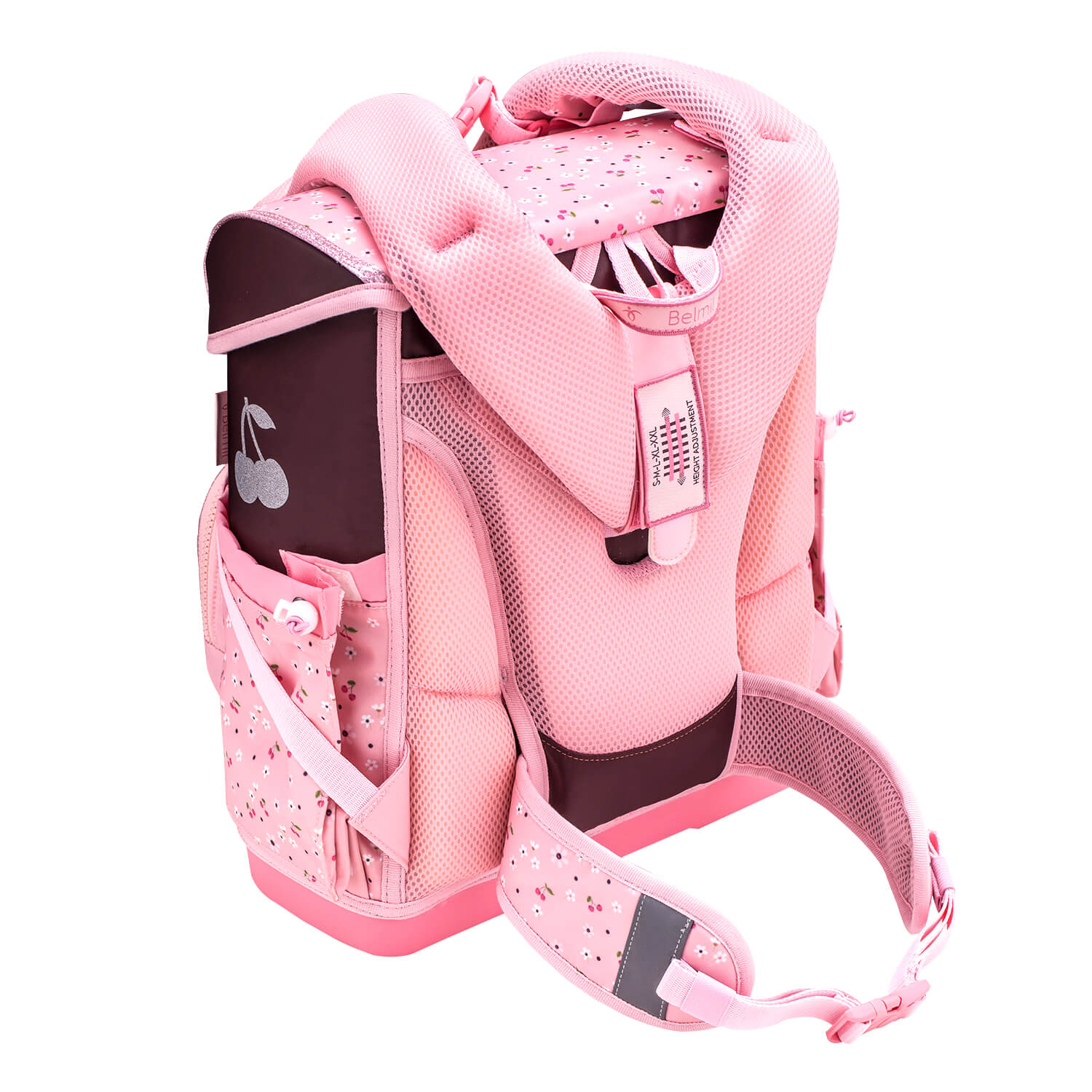 Rucksack Compact Plus Premium Schulranzen Set 4-teilig Cherry Blossom