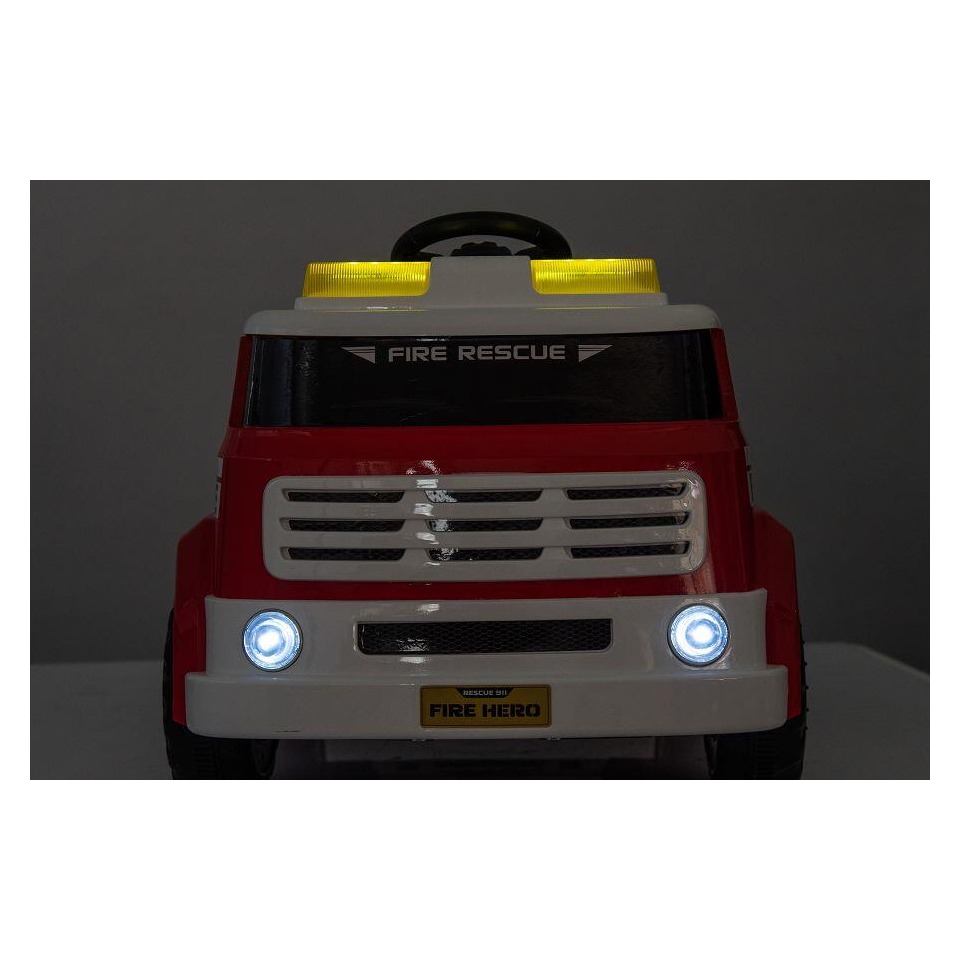 ES-Toys Kinderfahrzeug – Elektro Auto „Feuerwehr“ – 12V7AH Akku,4 Motoren- 2,4Ghz Fernsteuerung, MP3+Sirene -911P ES-Toys Kinderfahrzeug – Elektro Auto „Feuerwehr“ – 12V7AH Akku,4 Motoren- 2,4Ghz Fernsteuerung, MP3+Sirene -911P