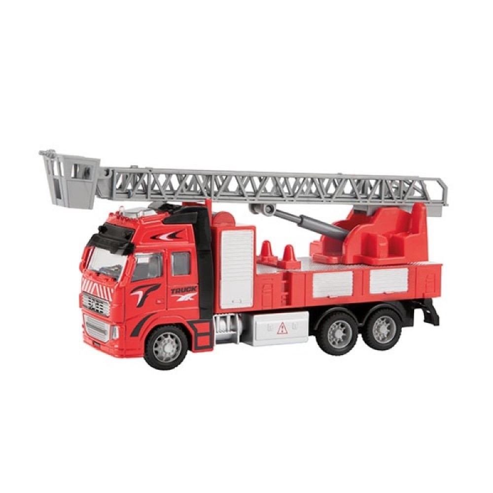 Feuerwehrauto aus Metal ausziehbare Leiter
