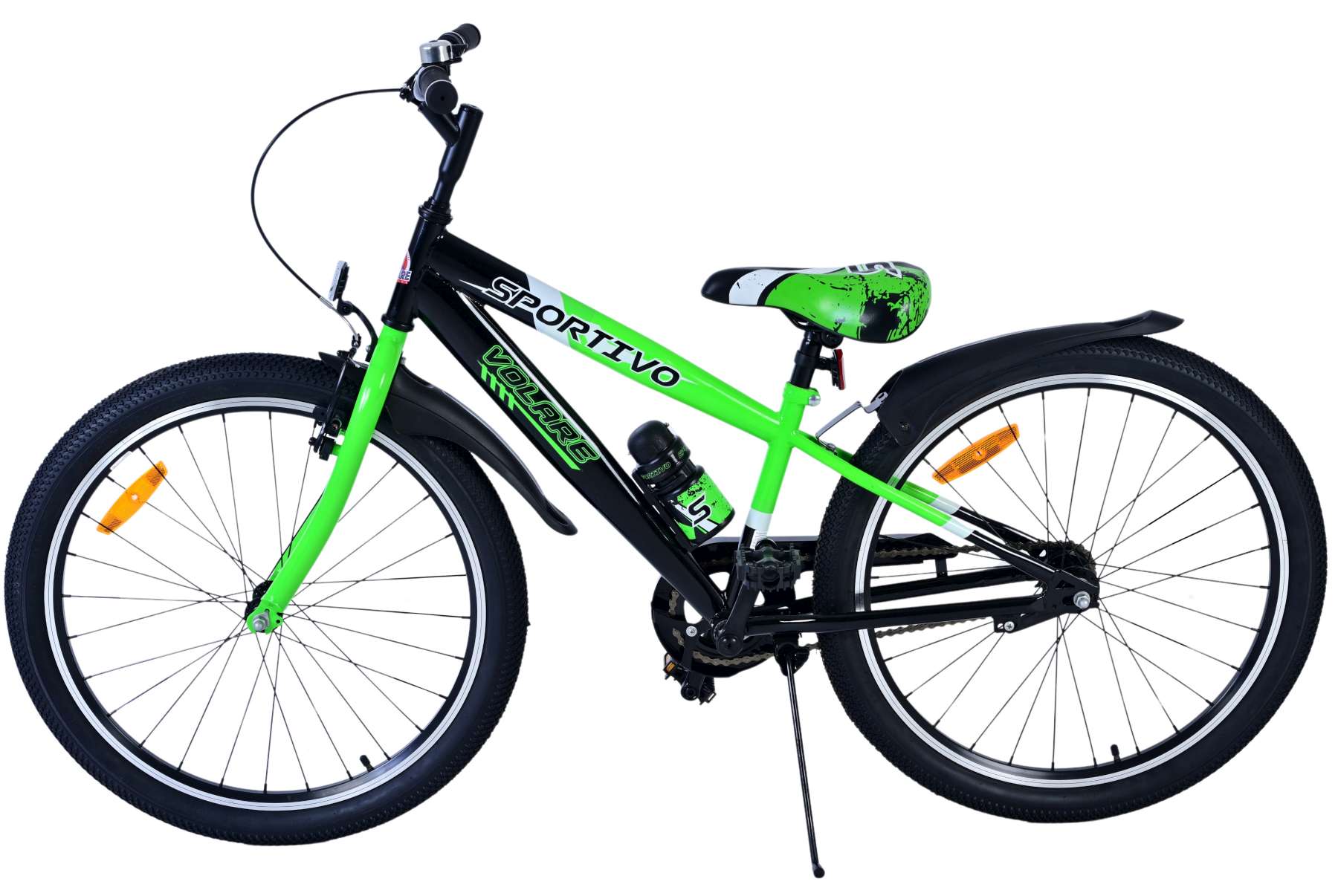 Kinderfahrrad Sportivo für Jungen 24 Zoll Kinderrad in Schwarz Grün Kinderfahrrad Sportivo für Jungen 24 Zoll Kinderrad in Schwarz Grün