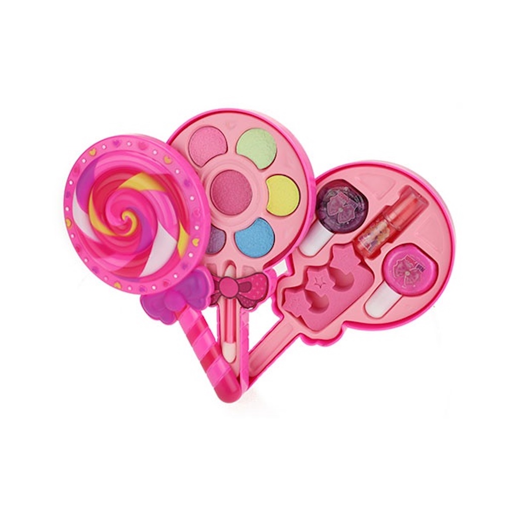 Make-up Set im Kosmetikkoffer als Lollypop