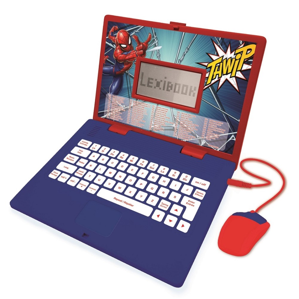 Spider-Man Bilingualer pädagogischer Laptop Deutsch/Englisch - 124 Aktivitäten