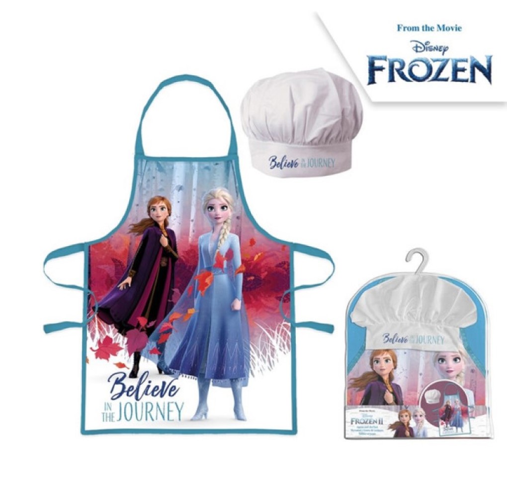 Chefkoch Set Kochschürze und Hut Disney Frozen Die Eiskönigin Elsa Anna