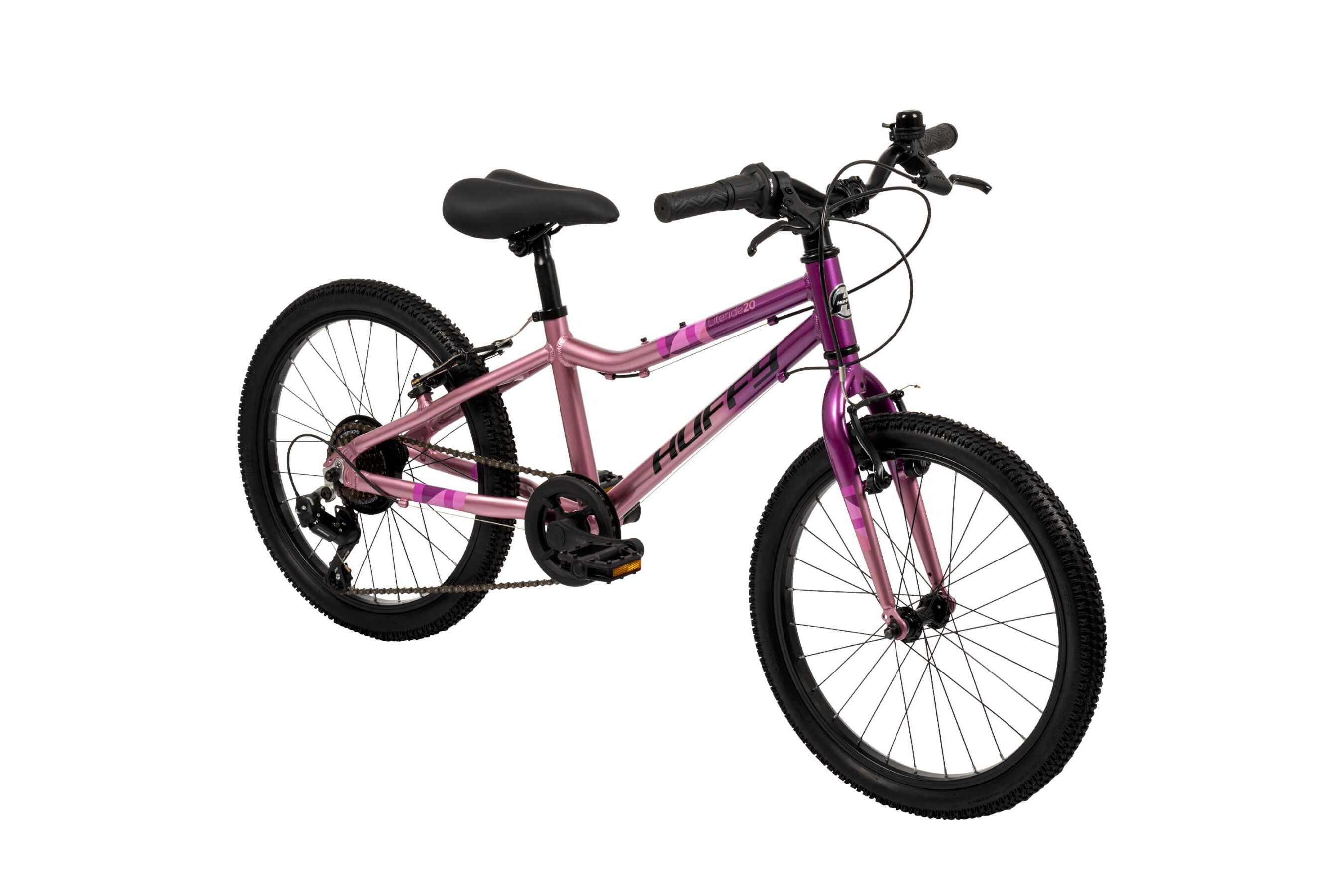 Volare Kinderfahrrad Literide für Mädchen 20 Zoll Kinderrad in Lila-Rosa, 7 Gänge