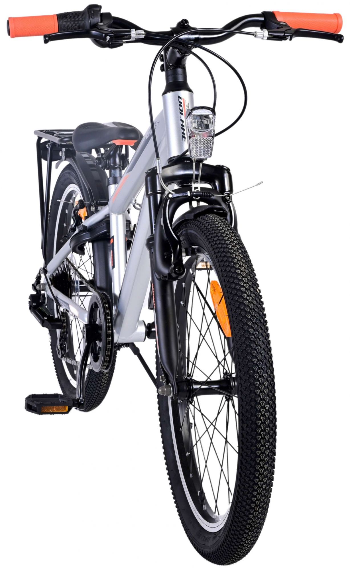 Kinderfahrrad Cross für Jungen 20 Zoll Kinderrad in Silber, 6 Gänge Kinderfahrrad Cross für Jungen 20 Zoll Kinderrad in Silber, 6 Gänge