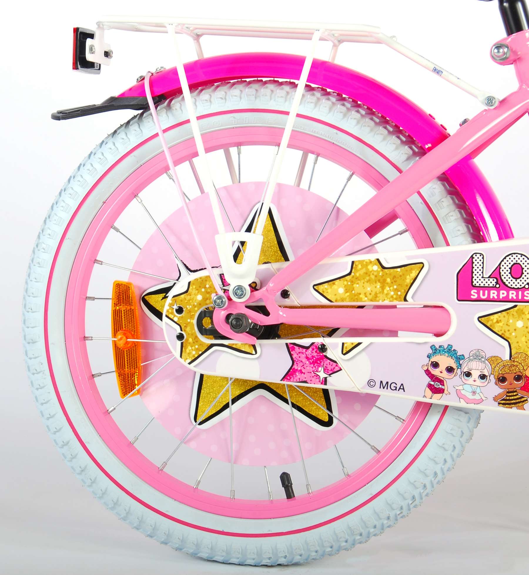 Kinderfahrrad LOL Surprise 18 Zoll Mädchen Kinderrad Fahrrad in Pink