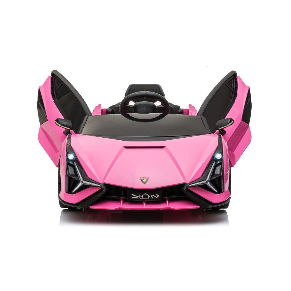 ES-Toys Elektro Kinderauto „Lamborghini Sian“ – lizenziert – 12V Akku, 2 Motoren- 2,4Ghz Fernsteuerung, MP3, Ledersitz+EVA – Pink ES-Toys Elektro Kinderauto „Lamborghini Sian“ – lizenziert – 12V Akku, 2 Motoren- 2,4Ghz Fernsteuerung, MP3, Ledersitz+EVA – Pink