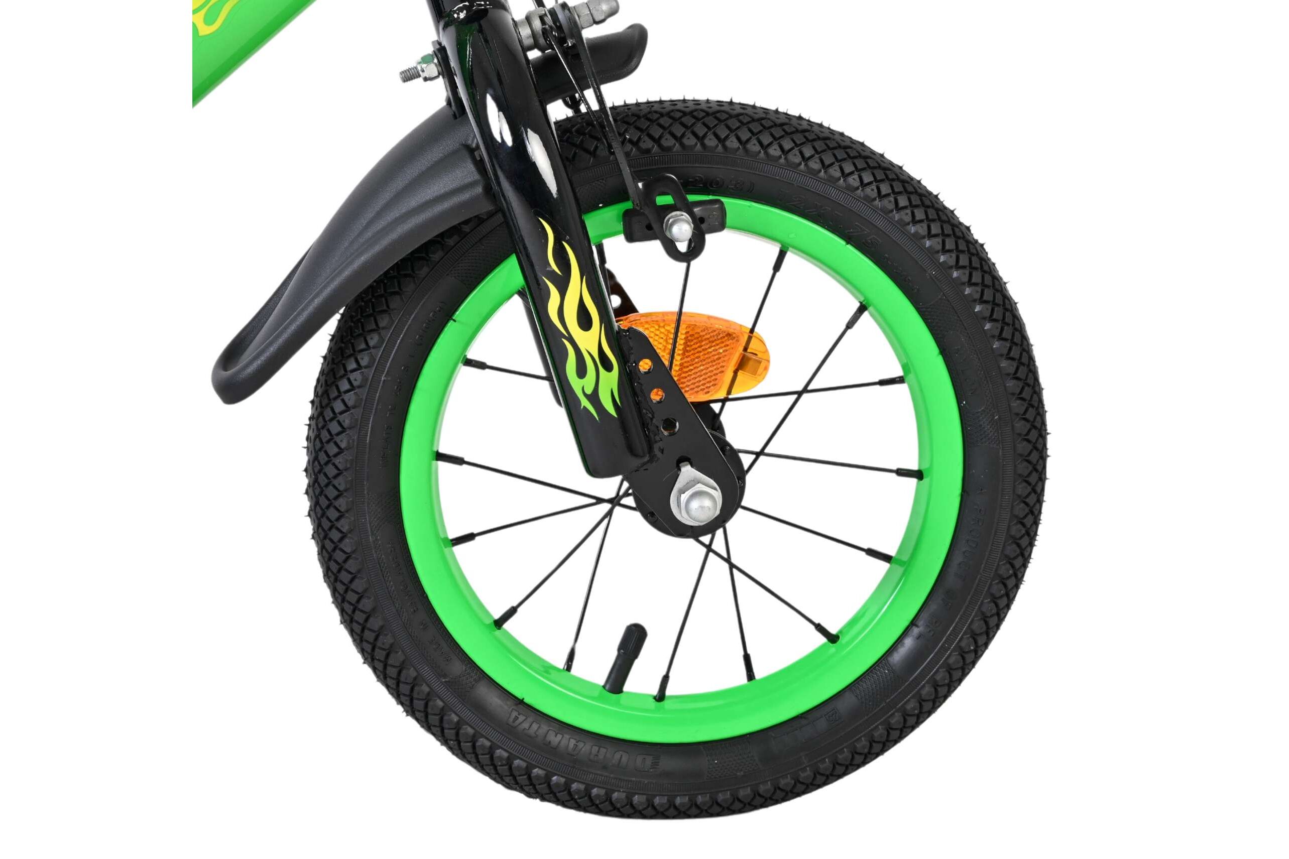 Volare Kinderfahrrad Strike für Jungen 12 Zoll Kinderrad in Schwarz Grün Volare Kinderfahrrad Strike für Jungen 12 Zoll Kinderrad in Schwarz Grün