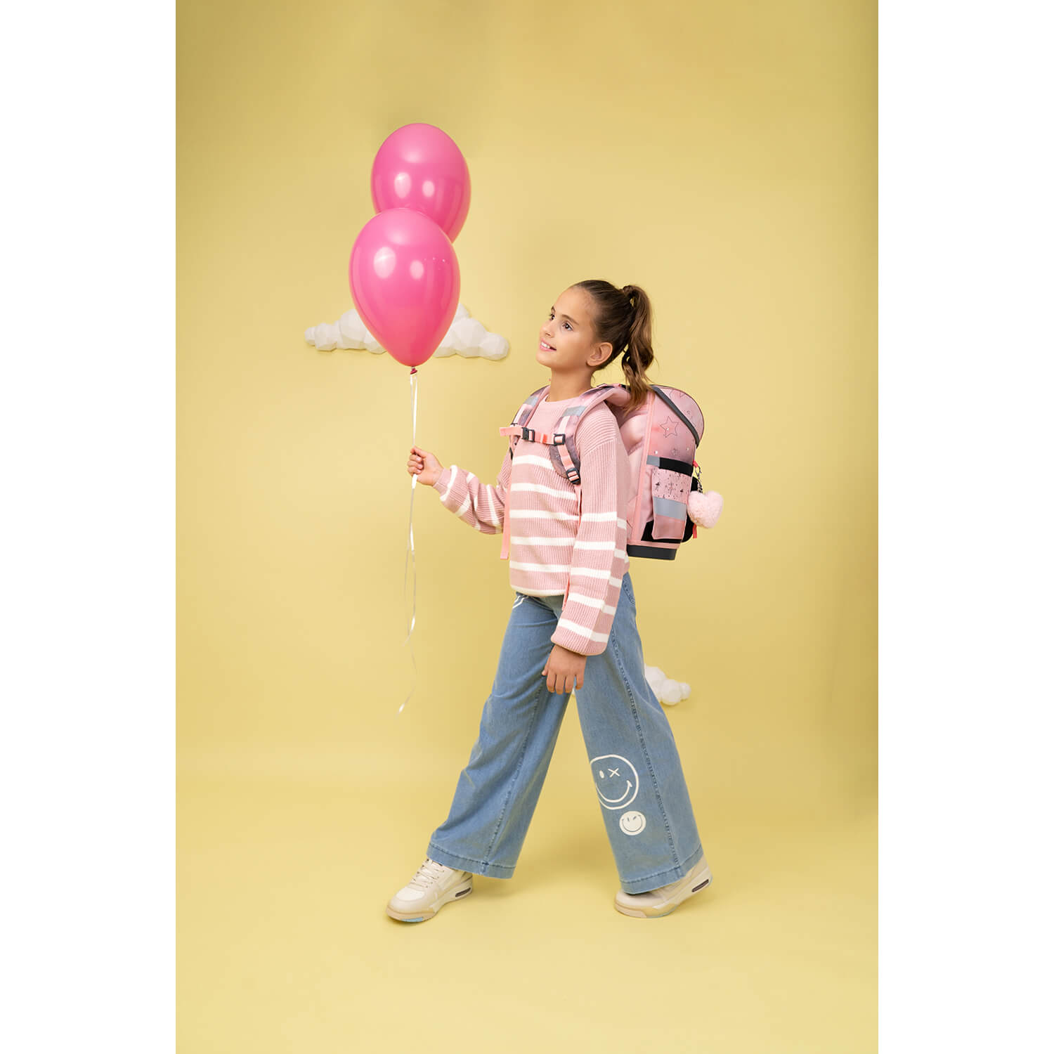 Rucksack Compact Ergonomisch Schulranzen-Set 4-t. Ballerina Black Pink Rucksack Compact Ergonomisch Schulranzen-Set 4-t. Ballerina Black Pink