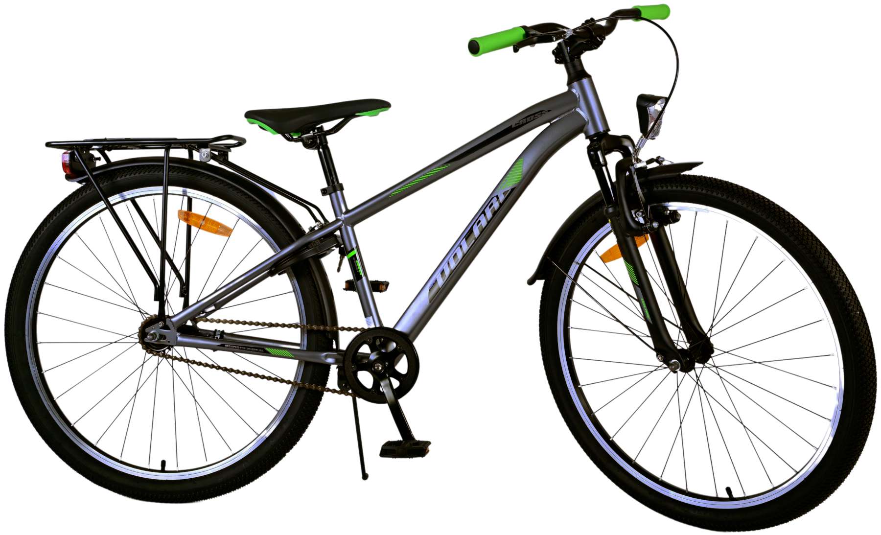 Kinderfahrrad Cross Fahrrad für Jungen 26 Zoll Kinderrad in Grau