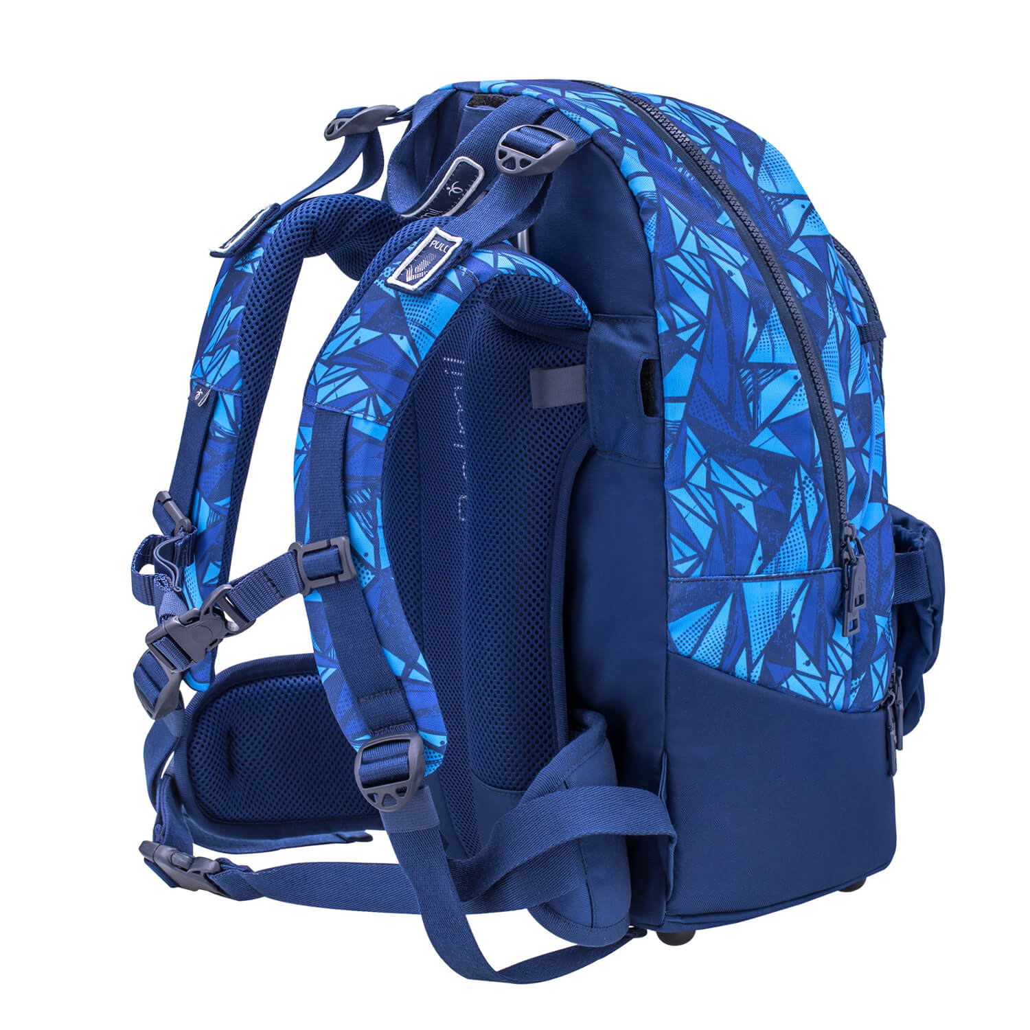 2-IN-1 Schultasche & Gürteltasche 2-Teile Ranzen Glacier Blue Rucksack