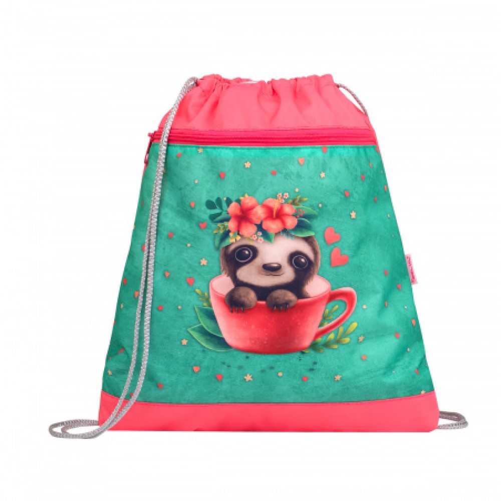 Rucksack ergonomisches Schulranzen-Set 4-teilig Cute Sloth Ranzen Rucksack ergonomisches Schulranzen-Set 4-teilig Cute Sloth Ranzen